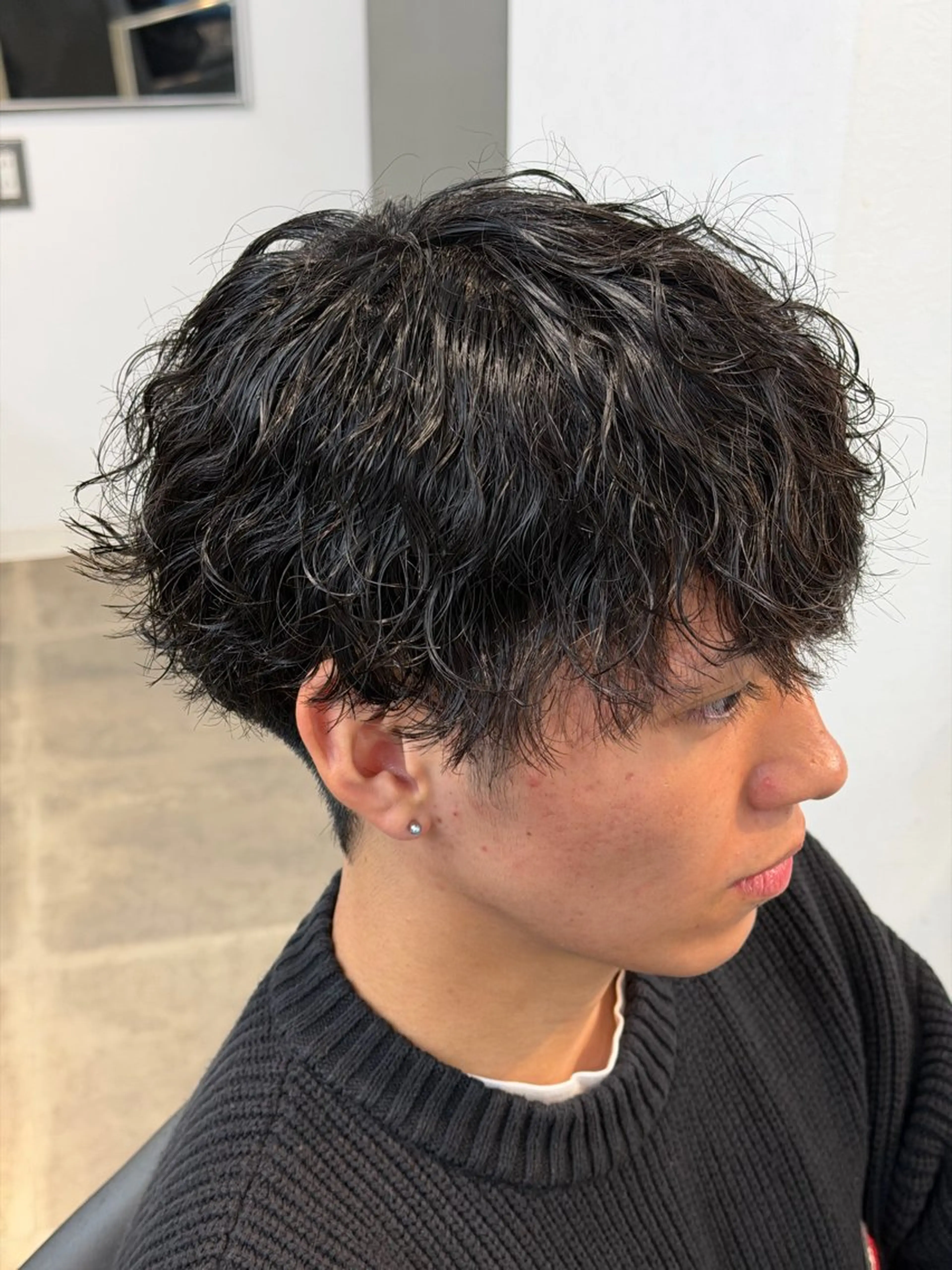 ミディアム パーマ Eowl hair&spa所属・ヘントナ カイのヘアスタイル