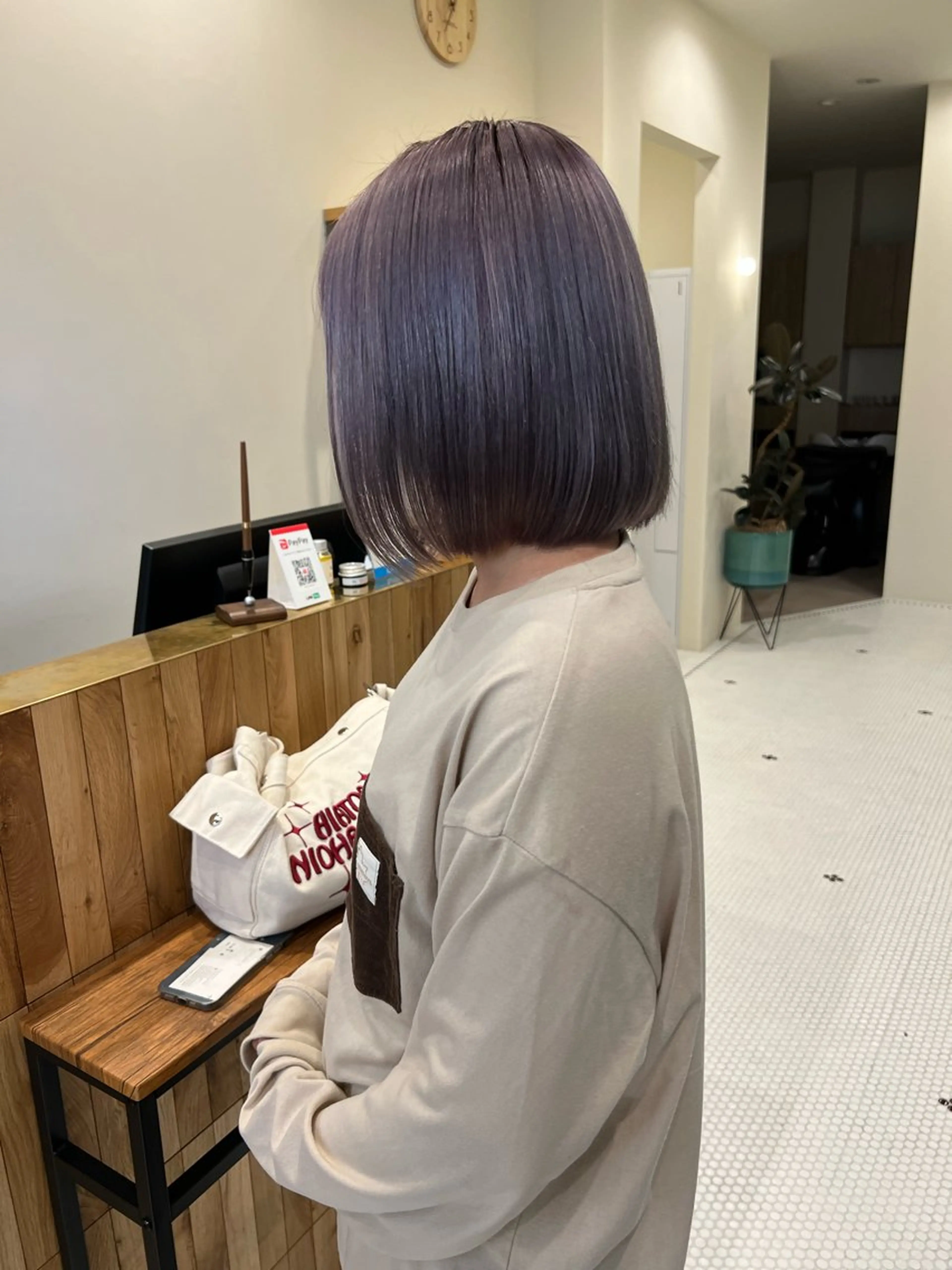 ロング カラー ブリーチ ハイトーンカラー カット ヘアカラー トリートメント 抜きっぱなしブロンド /ハイトーン/カナタのヘアスタイル