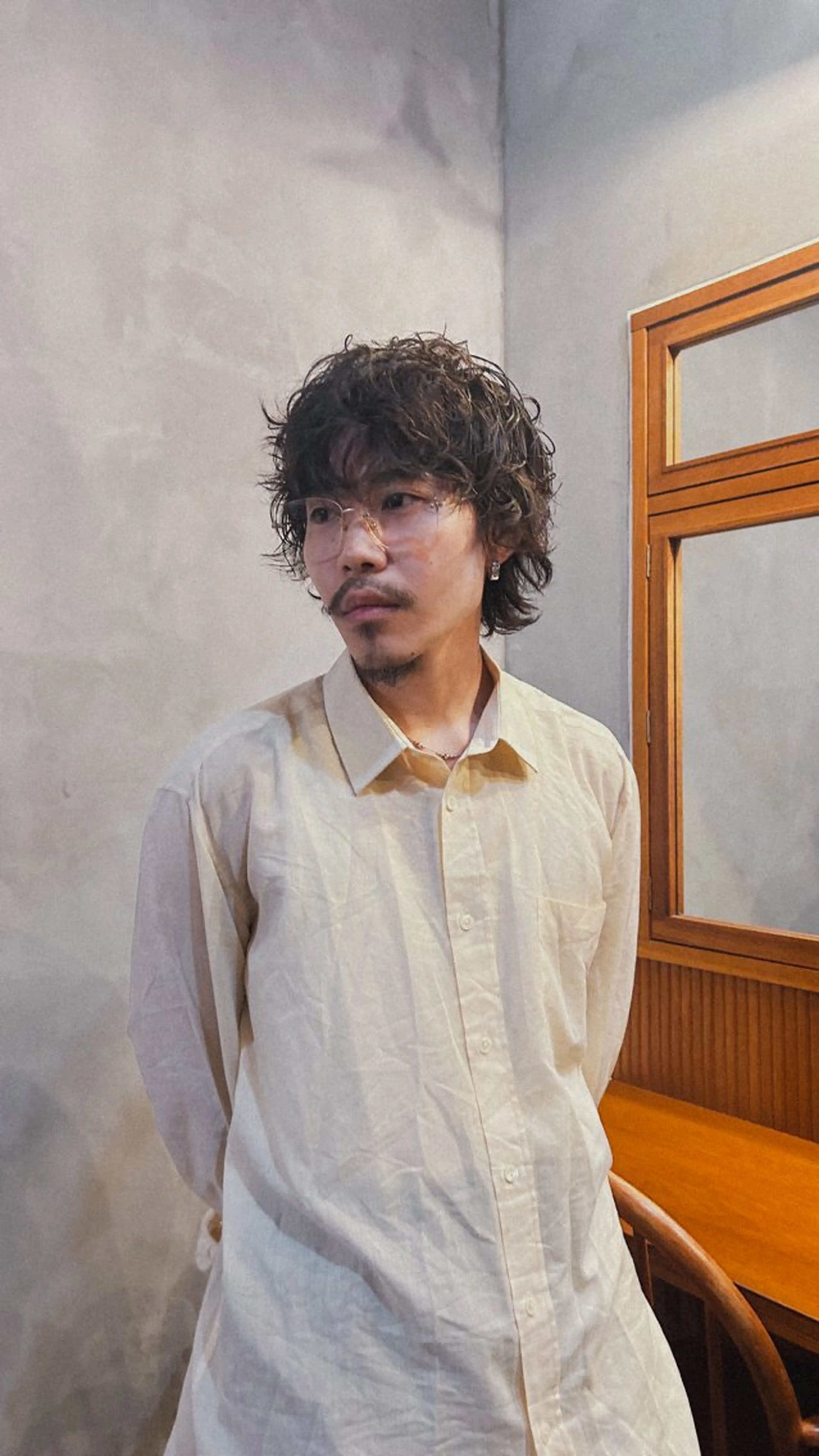 パーマ メンズ マッシュ メンズパーマ メンズウルフカット ウルフカット カット パーマ トリートメント 🌿ボブ パーマ高橋啓太🌿のヘアスタイル
