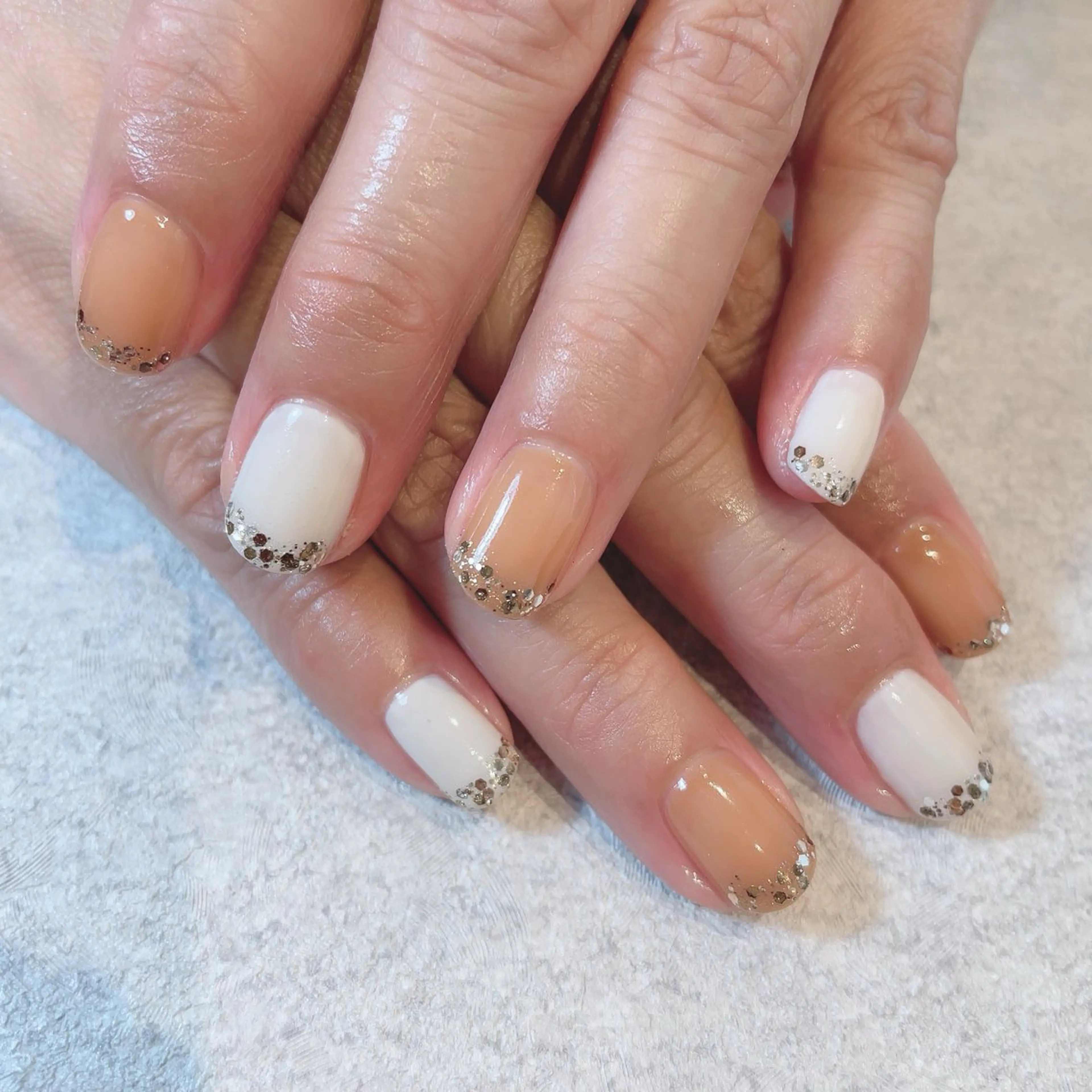 ネイル ラメ(グリッター) ワンカラーネイル NailSalon mimi.のネイルデザイン