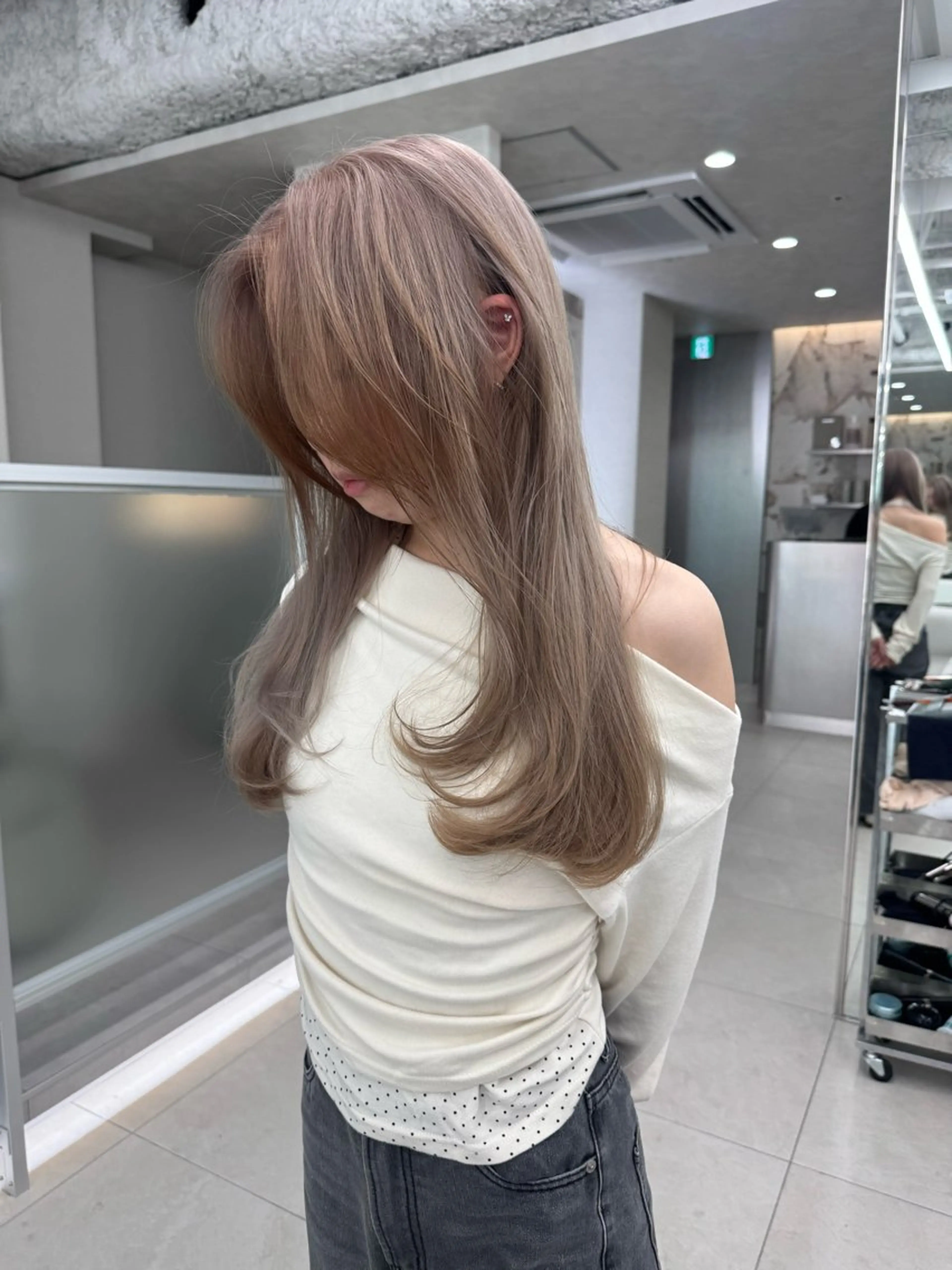 ロング カラー ヘアカラー ヘアセット 栄美容師/kiti /ボブ/ケントのヘアスタイル