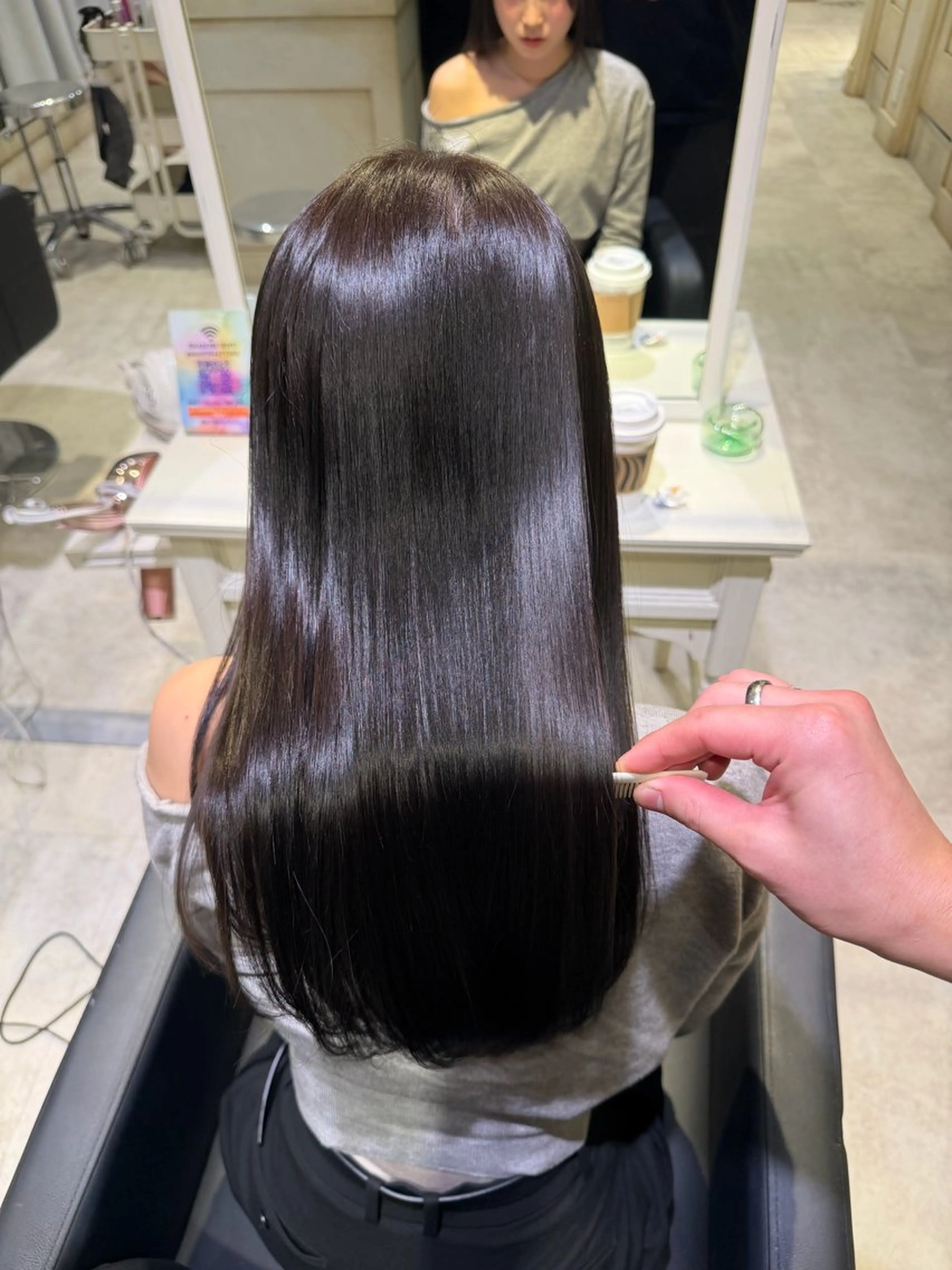 ミディアム カット 縮毛矯正 トリートメント 🟠髪質改善縮毛矯正 YUTO🟠のヘアスタイル