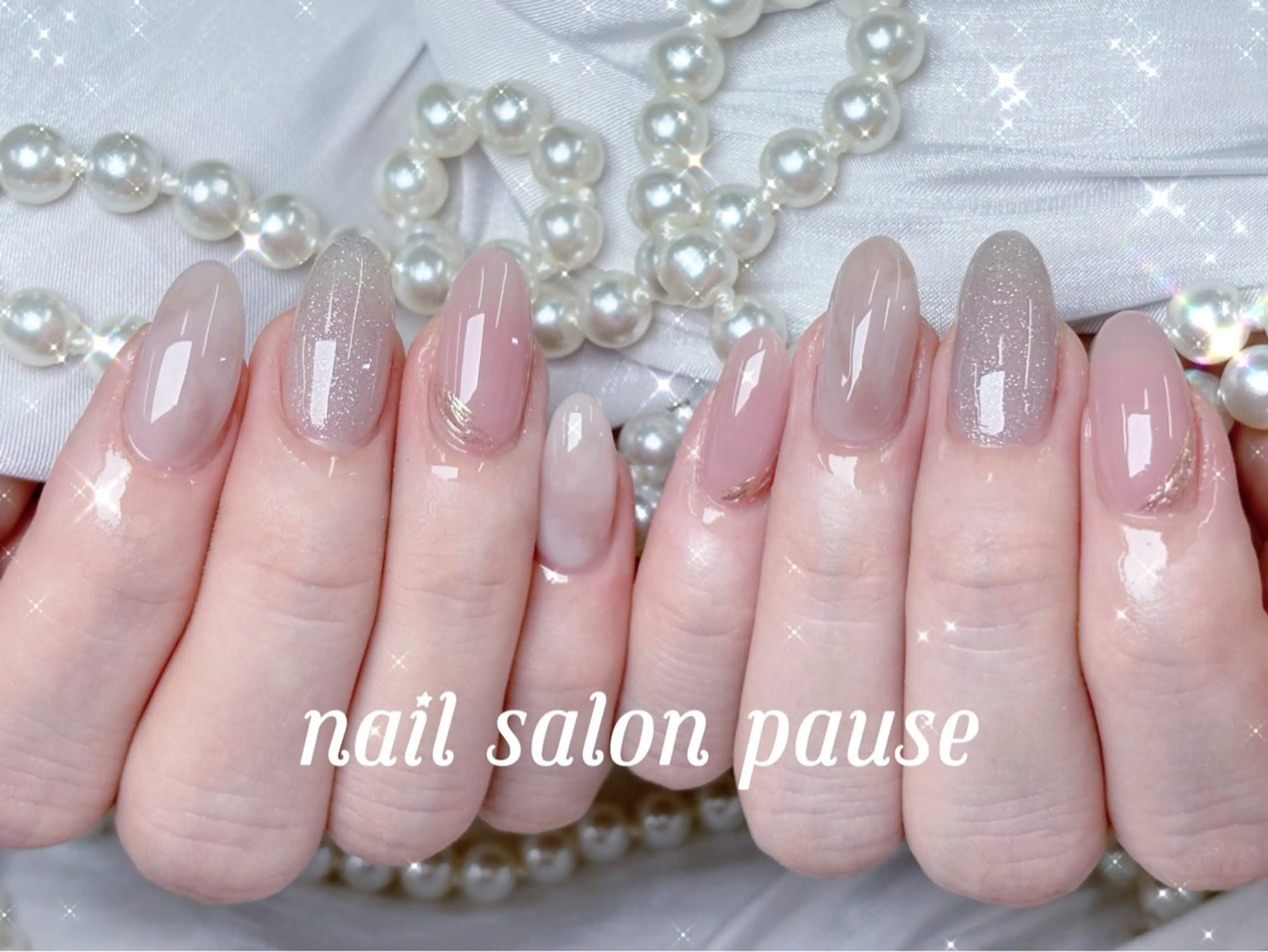 ネイル マグネットネイル ミラーネイル ハンドネイル ハンドケア nail salon pause✨のネイルデザイン