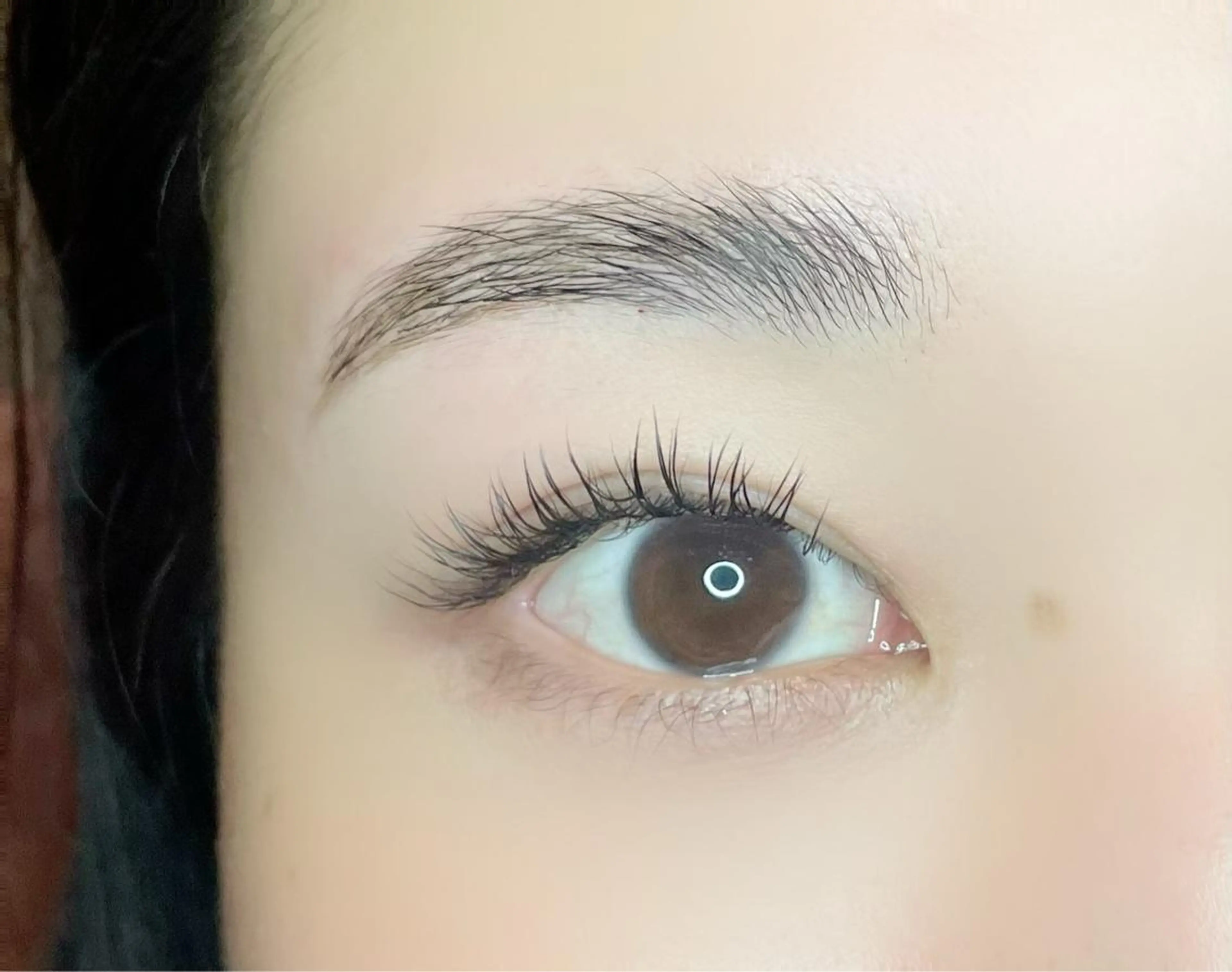 パリジェンヌ＋マツエク（フラットラッシュ120本）　　　　人気のパリエク！の写真