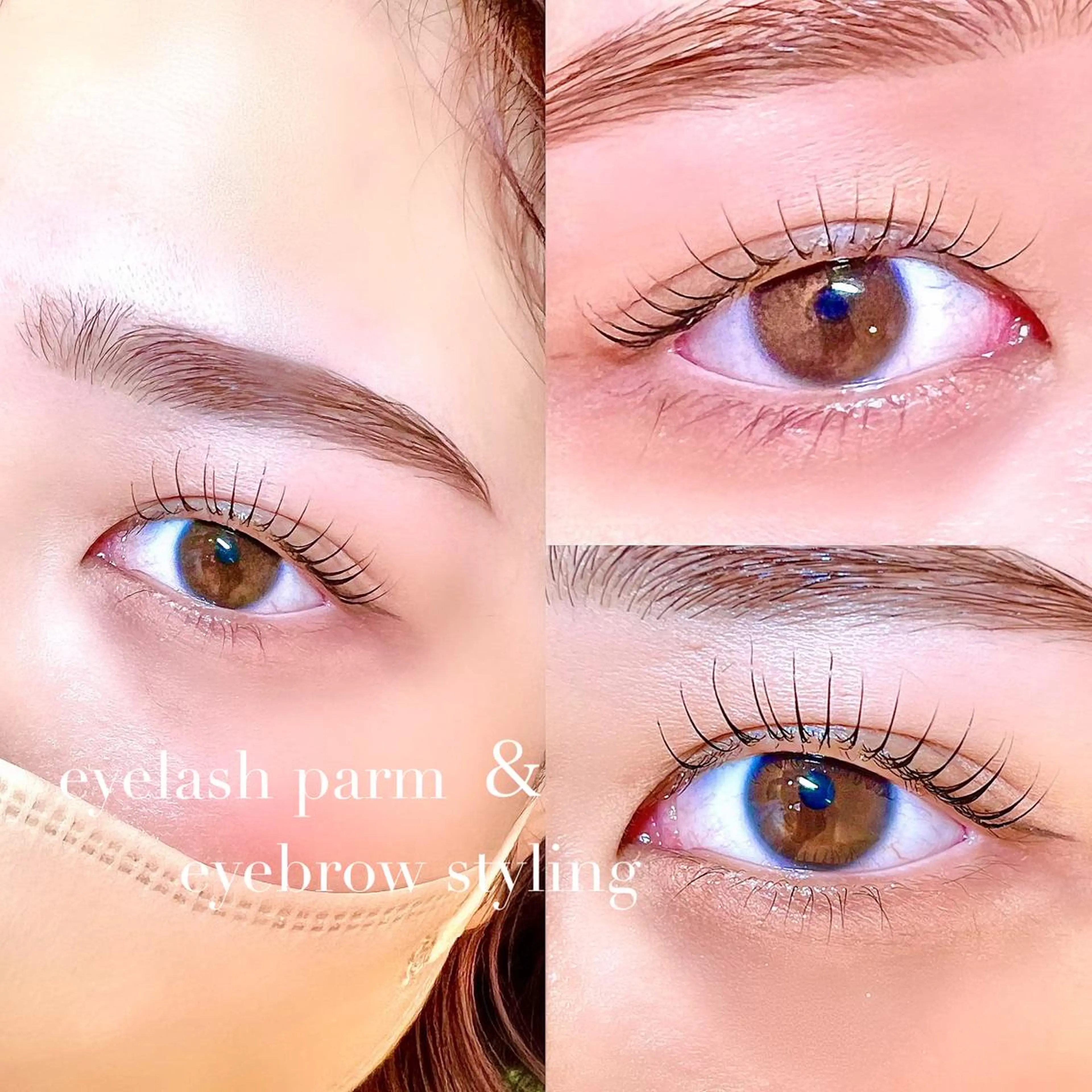 マツエク・マツパ アイブロウ ケラチンラッシュリフト 一重×まつ毛パーマ Largo🌿 明治神宮前／表参道のマツエク・マツパデザイン