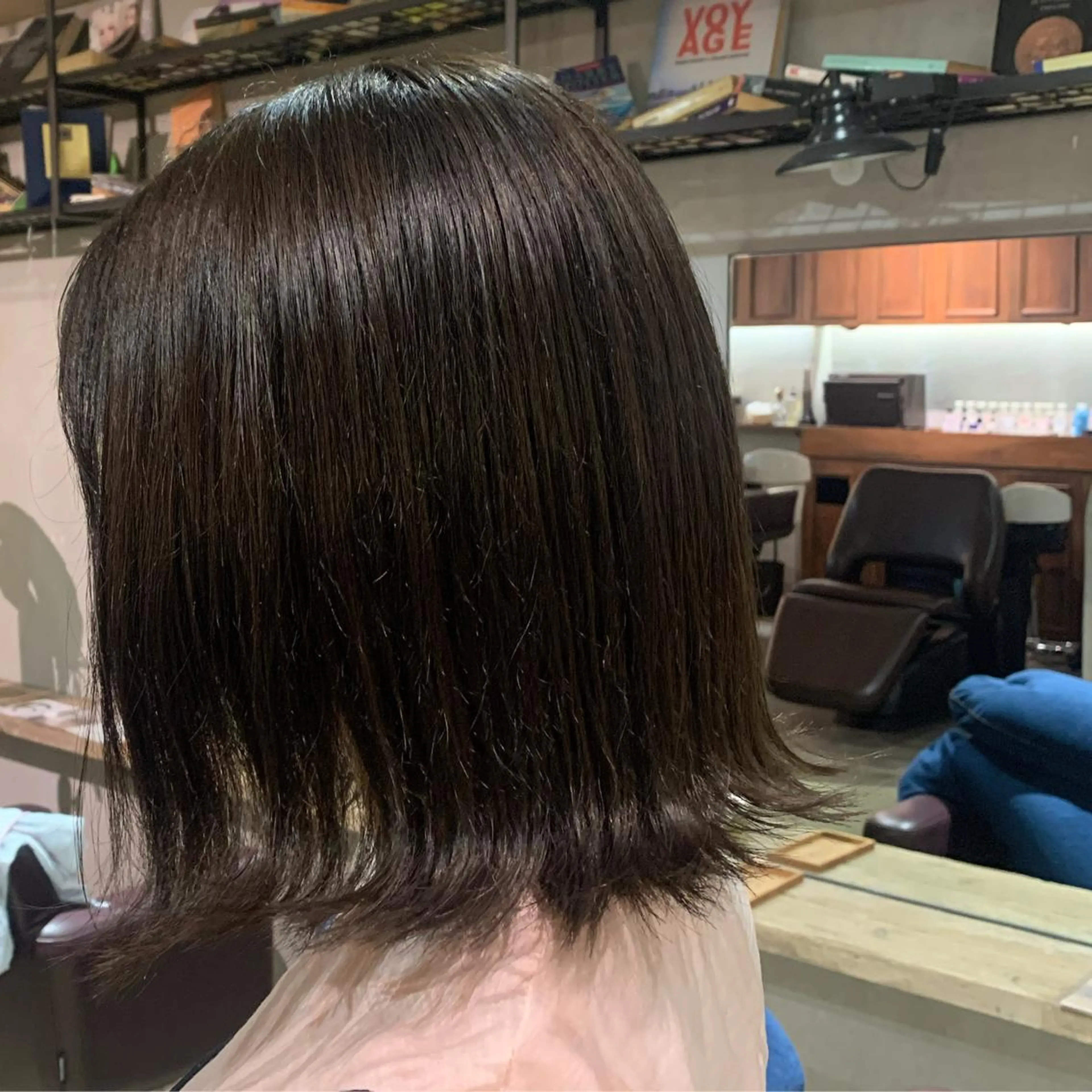 ミディアム カラー ベージュカラー むらたねね🌻 艶髪🫧韓国ヘアのヘアスタイル