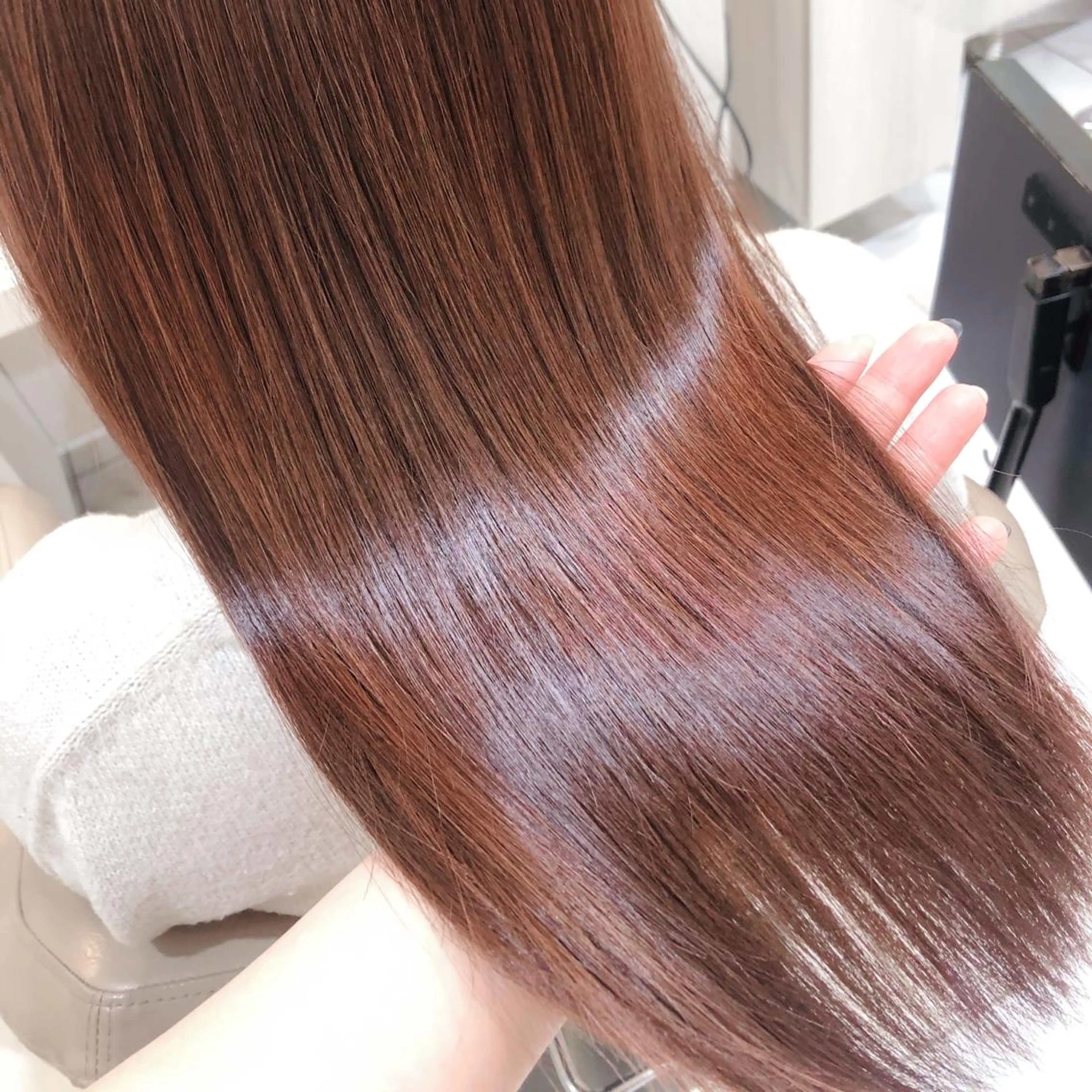 ロング 髪質改善 トリートメント カット トリートメント 三箇島陽香/髪質改善 クロスパーマ縮毛矯正のヘアスタイル