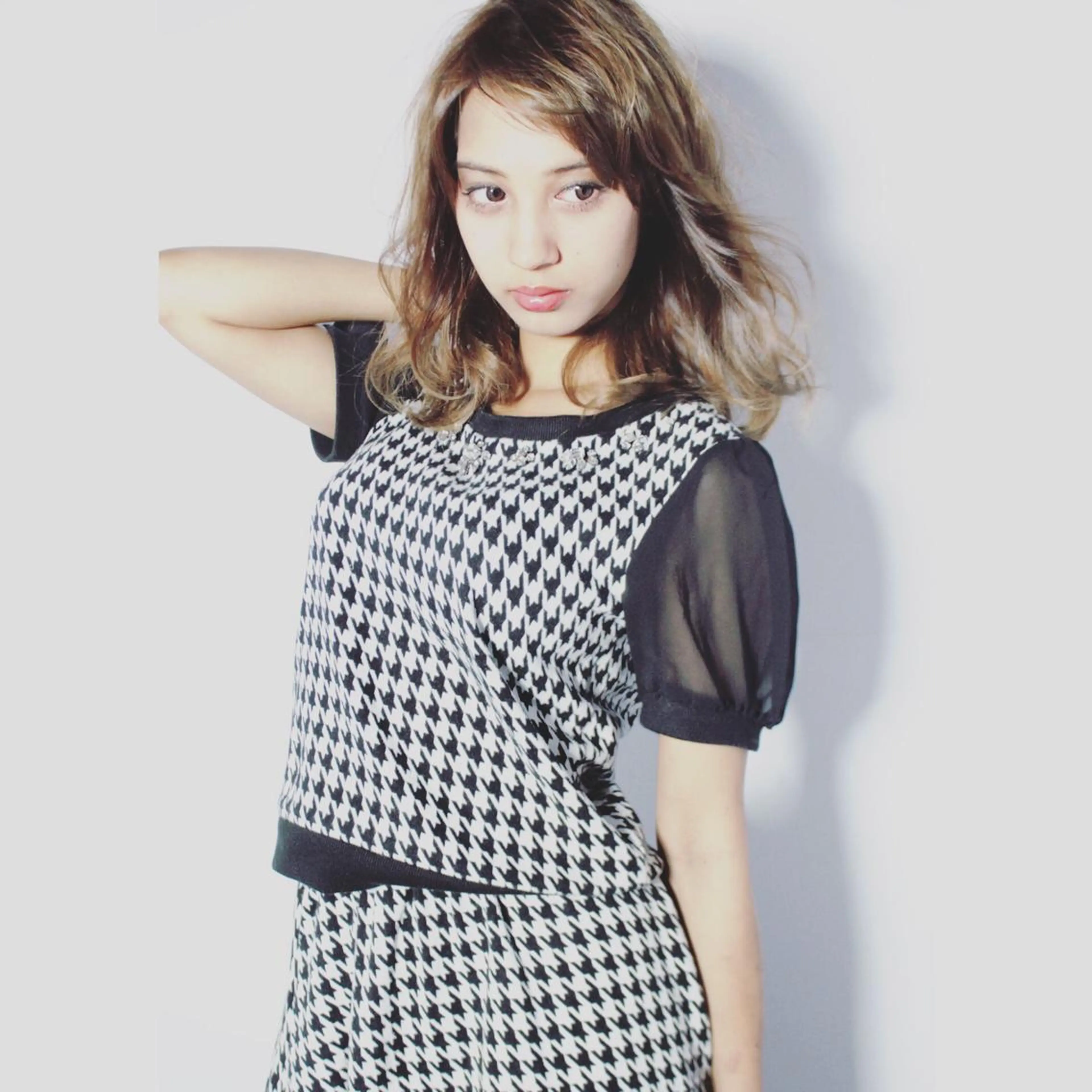 ミディアム カラー パーマ 永田 崇のヘアスタイル