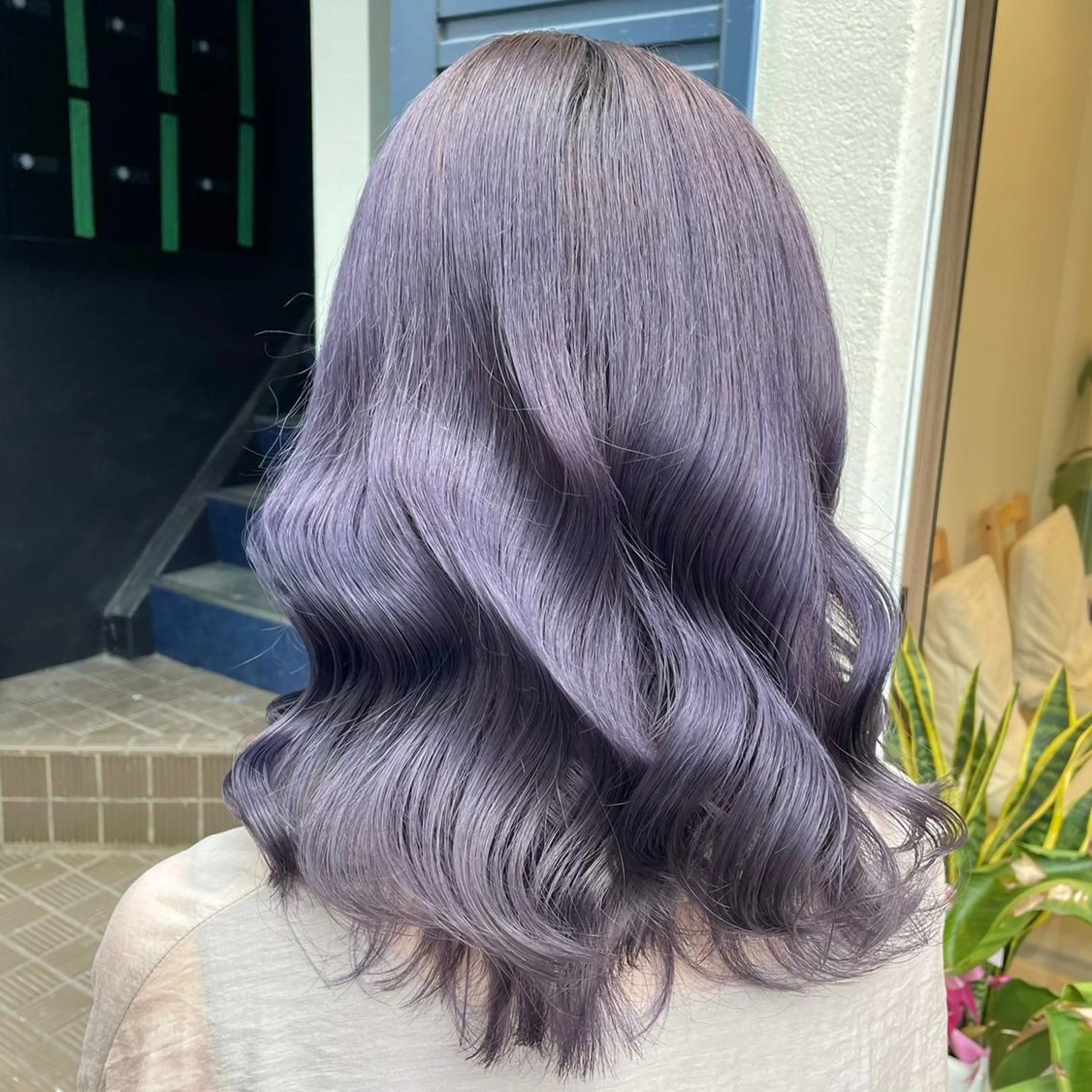 ロング カラー カット ヘアカラー トリートメント 🎀透明感カラー🎀 mikaのヘアスタイル