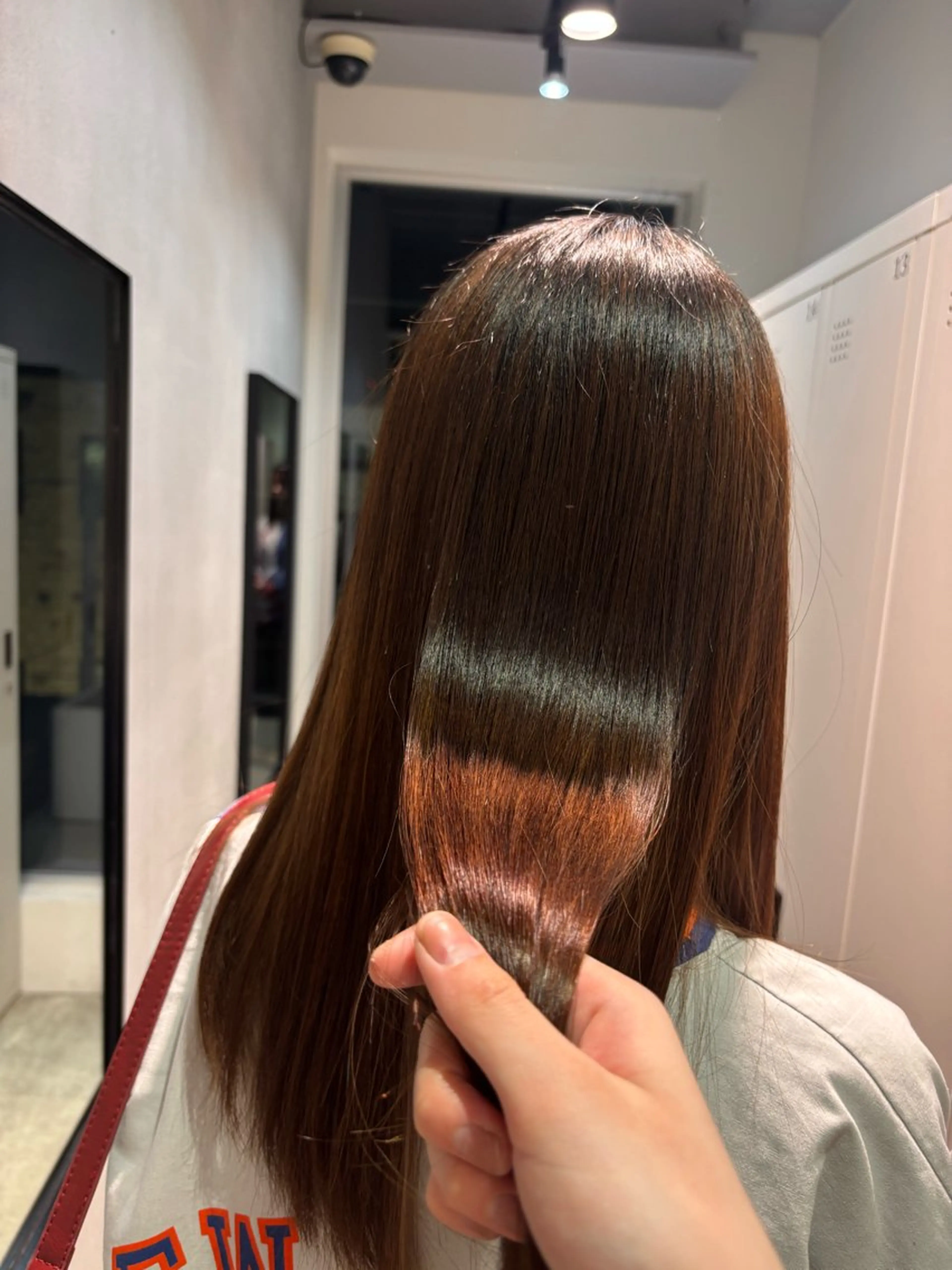 ロング 縮毛矯正 艶髪໒꒱／透明感 カラー🍀_そら🪽のヘアスタイル