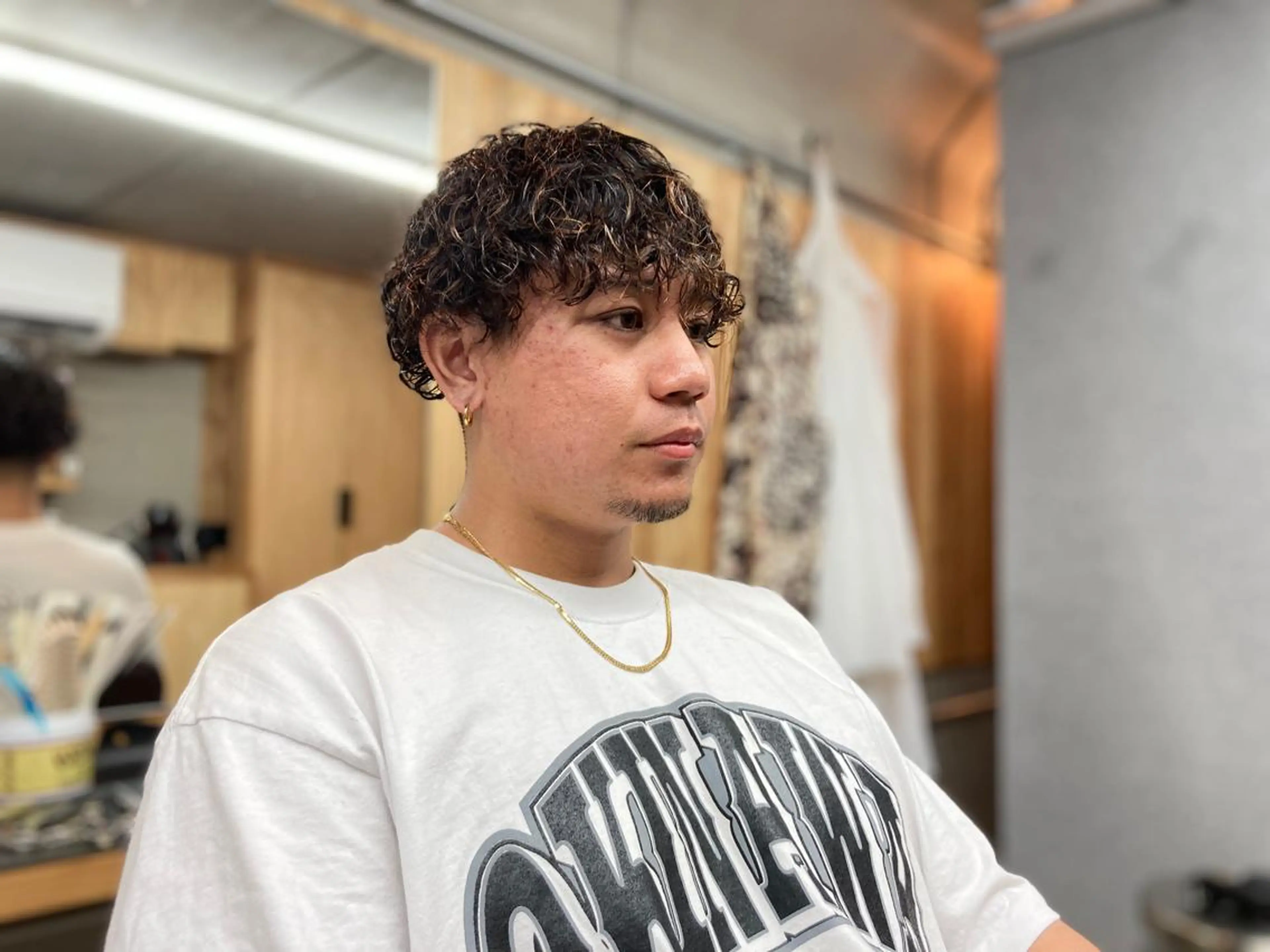 パーマ メンズ メンズパーマ カット パーマ ヘアセット brunt jet所属・関 晃哉のヘアスタイル