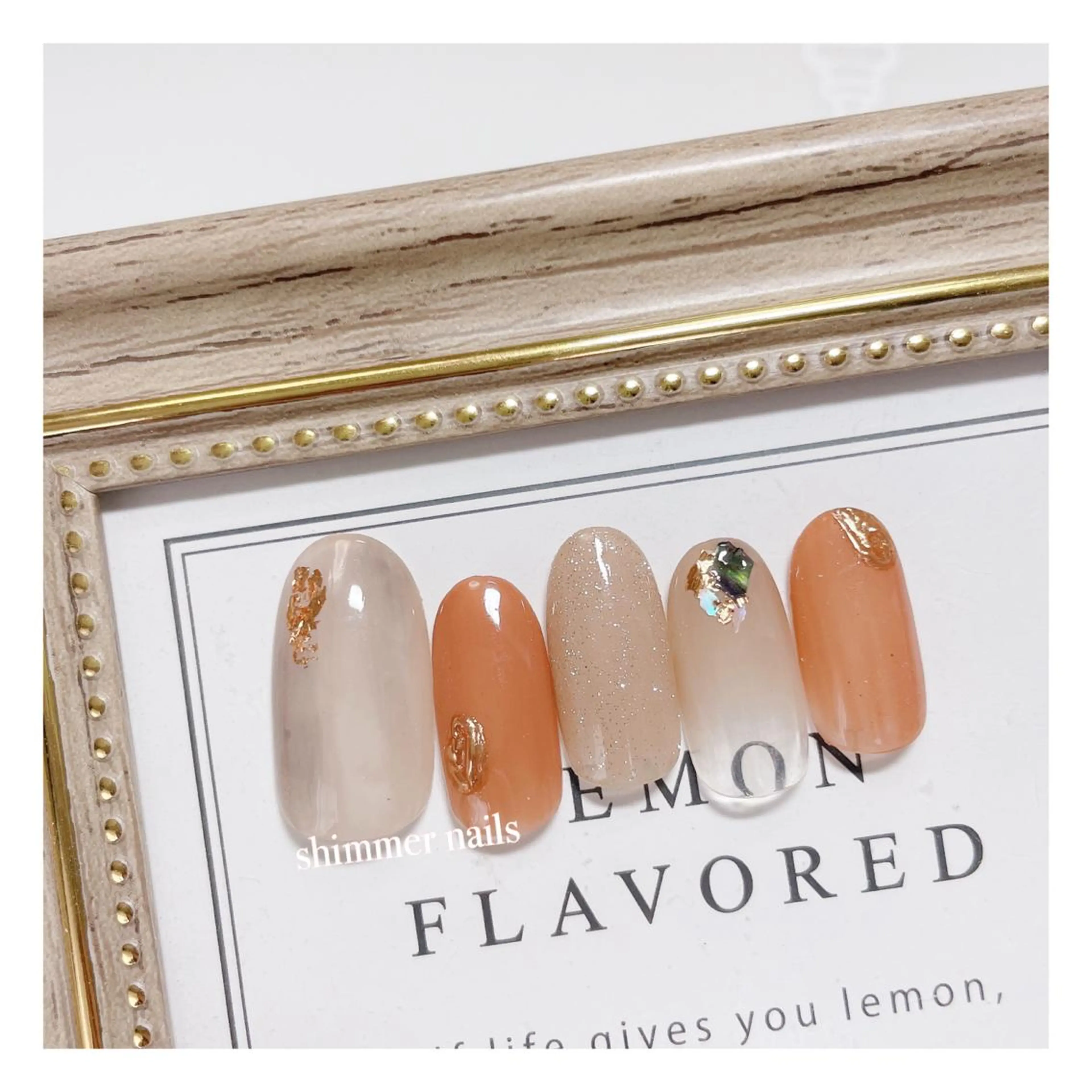 ネイル ニュアンスネイル shimmer nailsのネイルデザイン