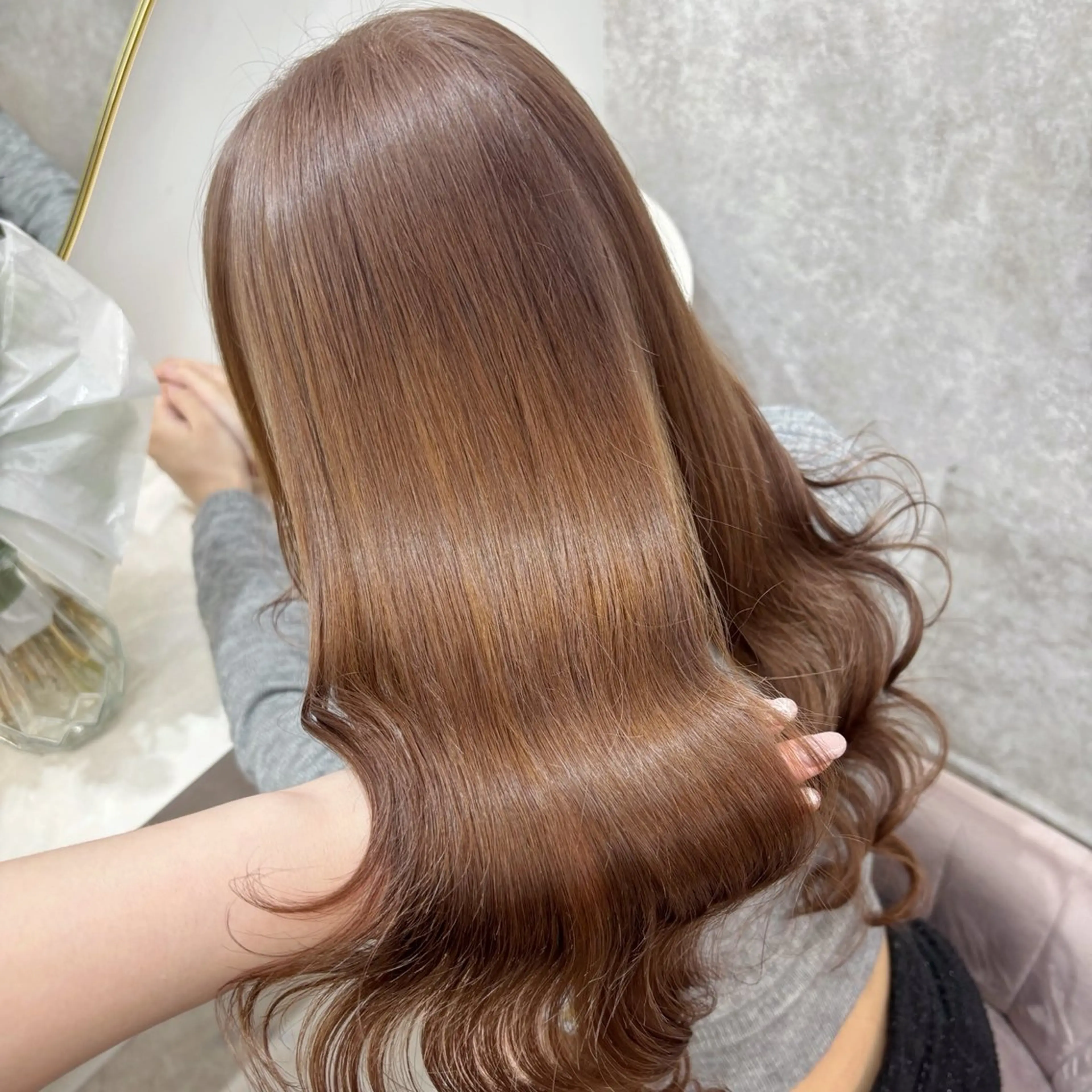 ロング カラー ヘアカラー トリートメント ブリーチ 💕カット 💕みゆう💕大宮のヘアスタイル