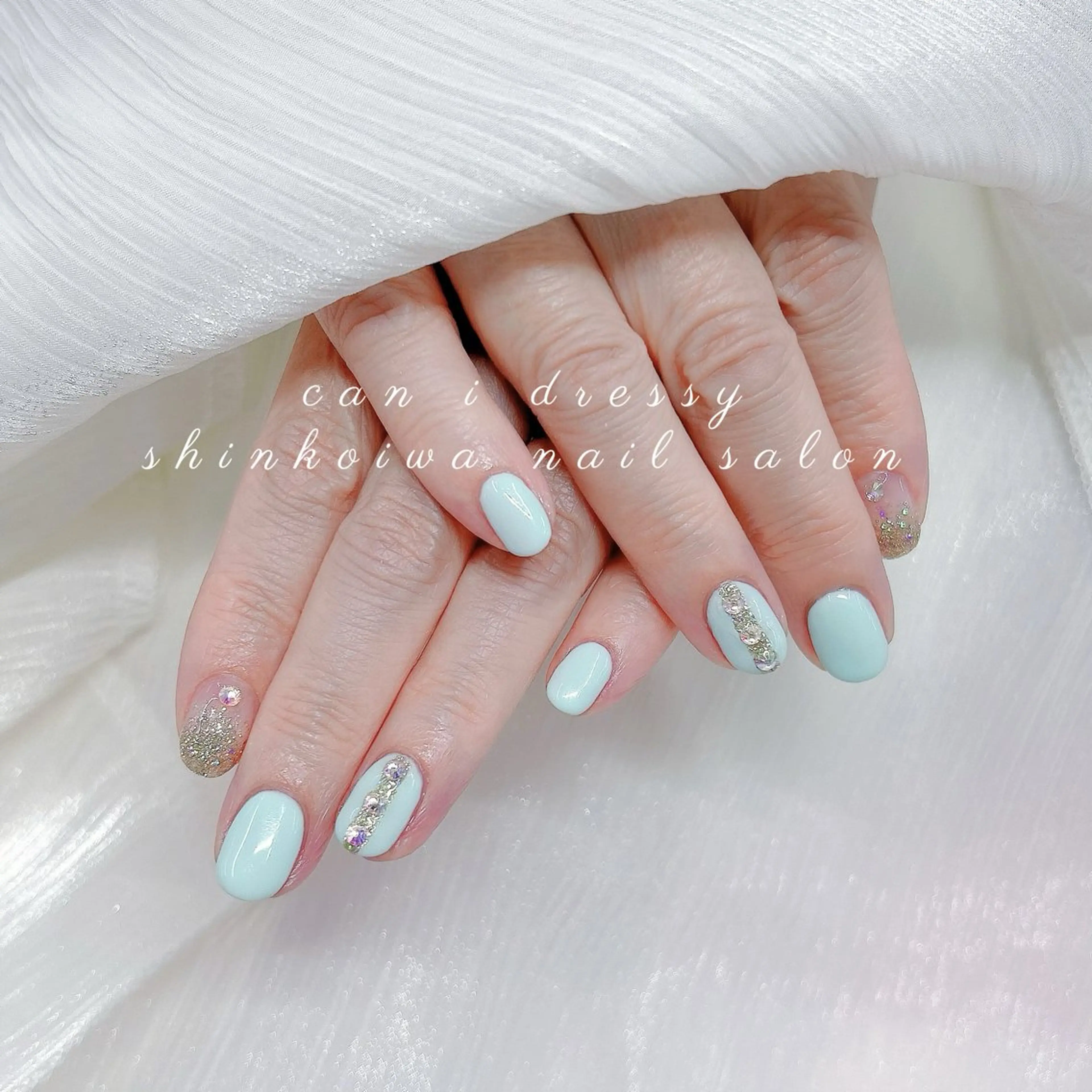 ネイル シンプルネイル ハンドネイル キャンアイドレッシー 新小岩のネイルデザイン