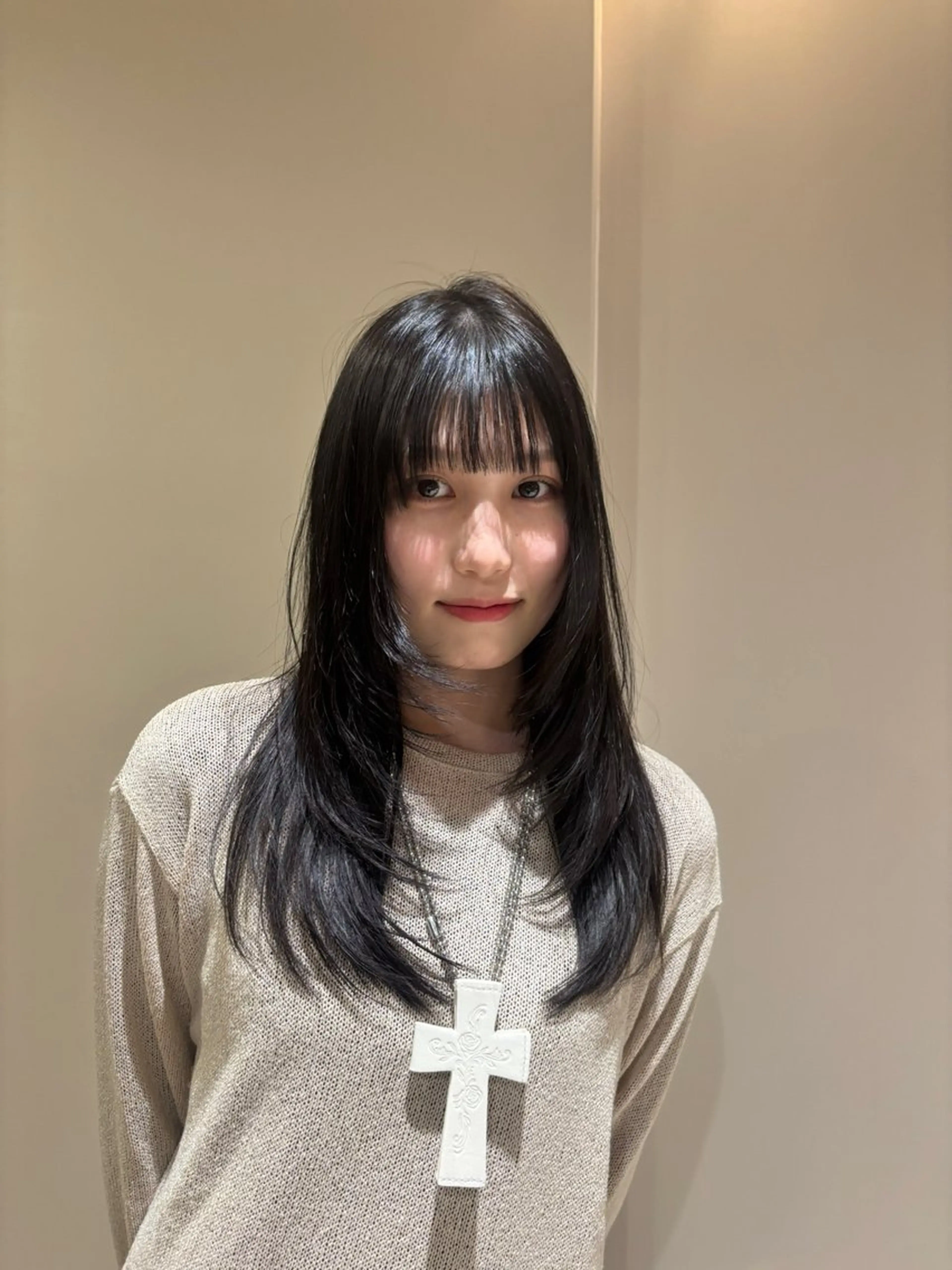 レイヤーカットの写真