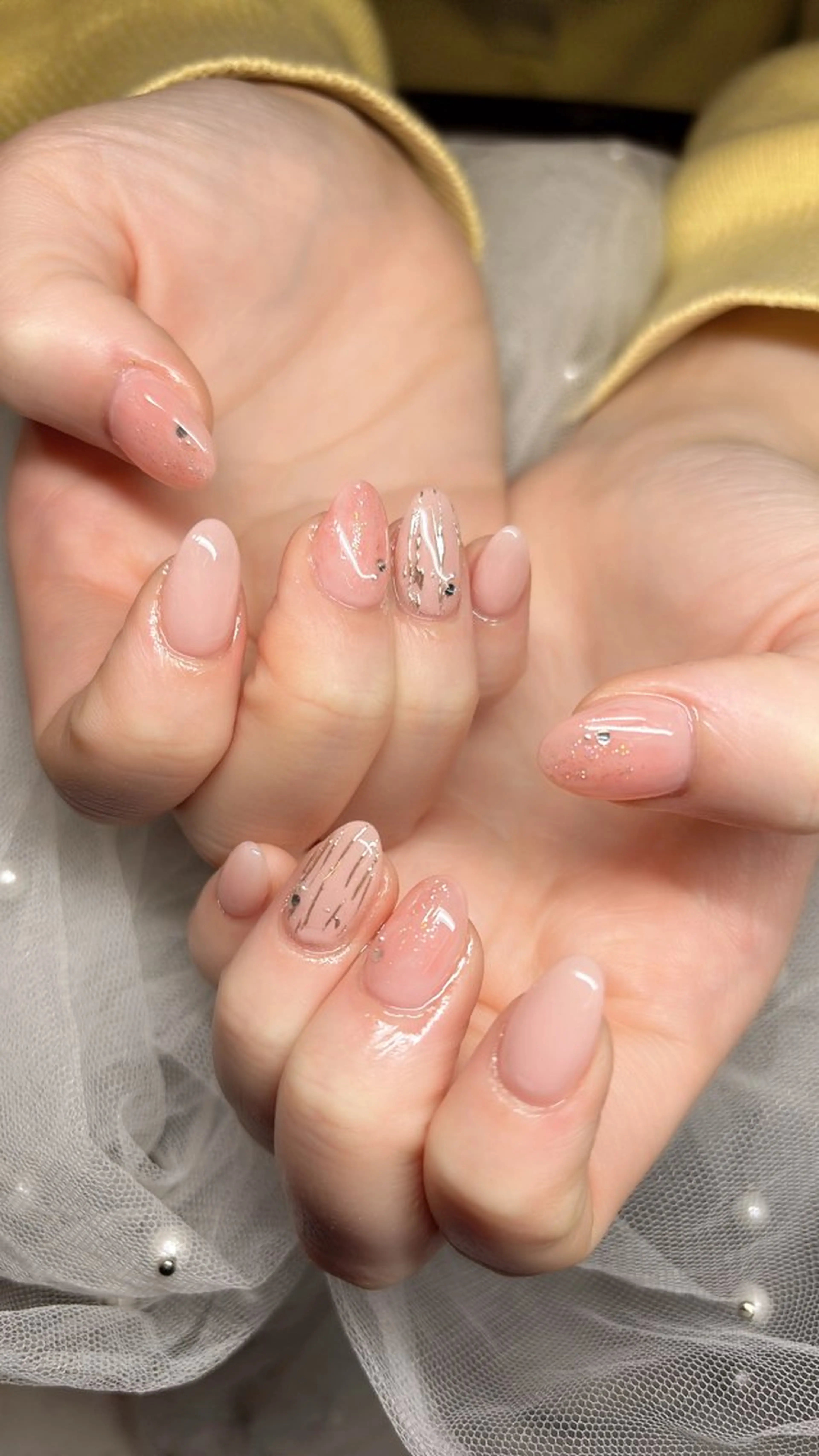 ネイル 持ち込み ハンドネイル happiness nailのネイルデザイン