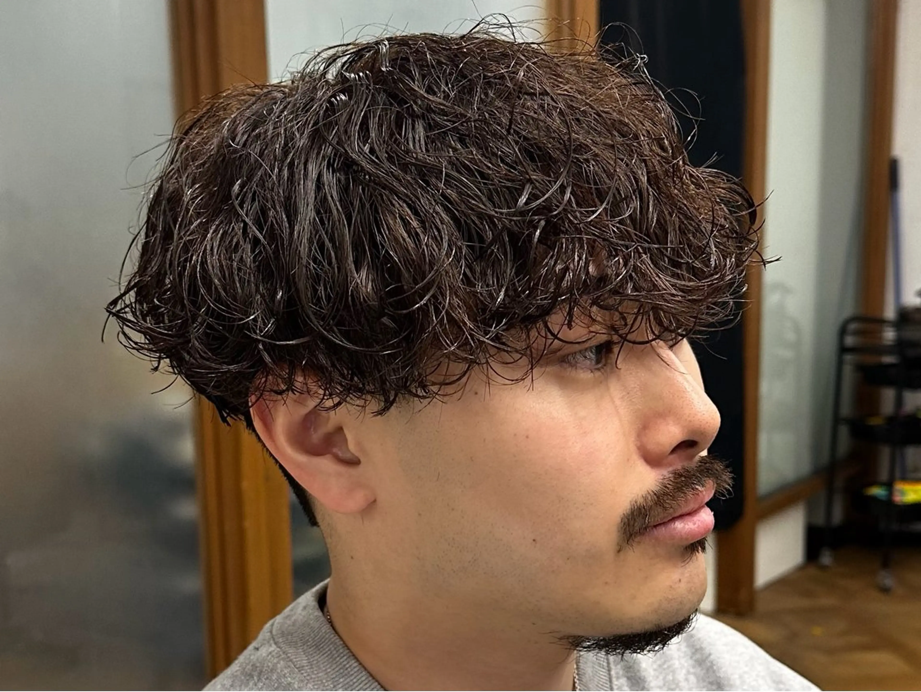 カラー パーマ メンズ カット ヘアカラー パーマ LEN/ men’s onlyのヘアスタイル