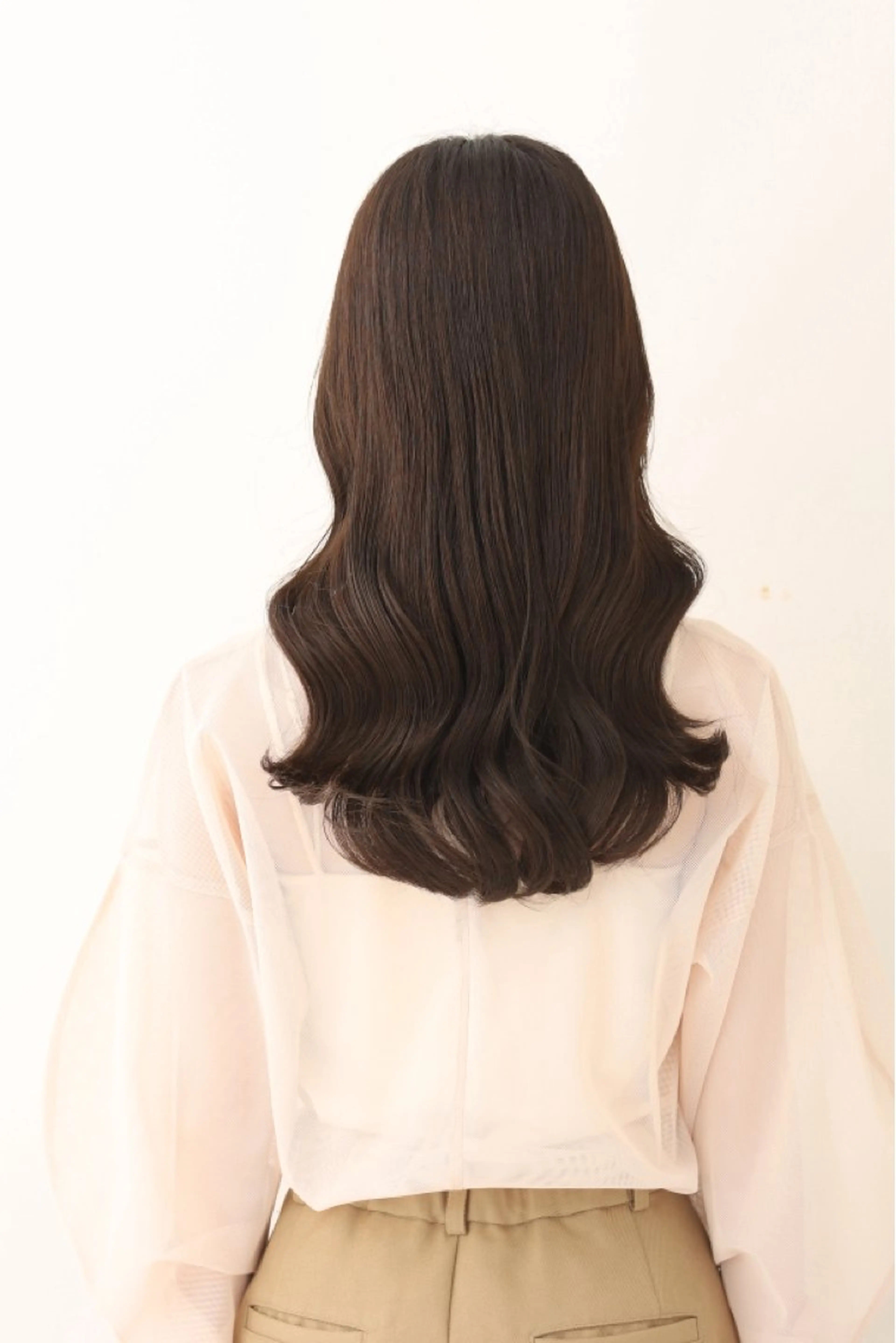 ロング カラー 透明感カラー オレンジ san _のヘアスタイル
