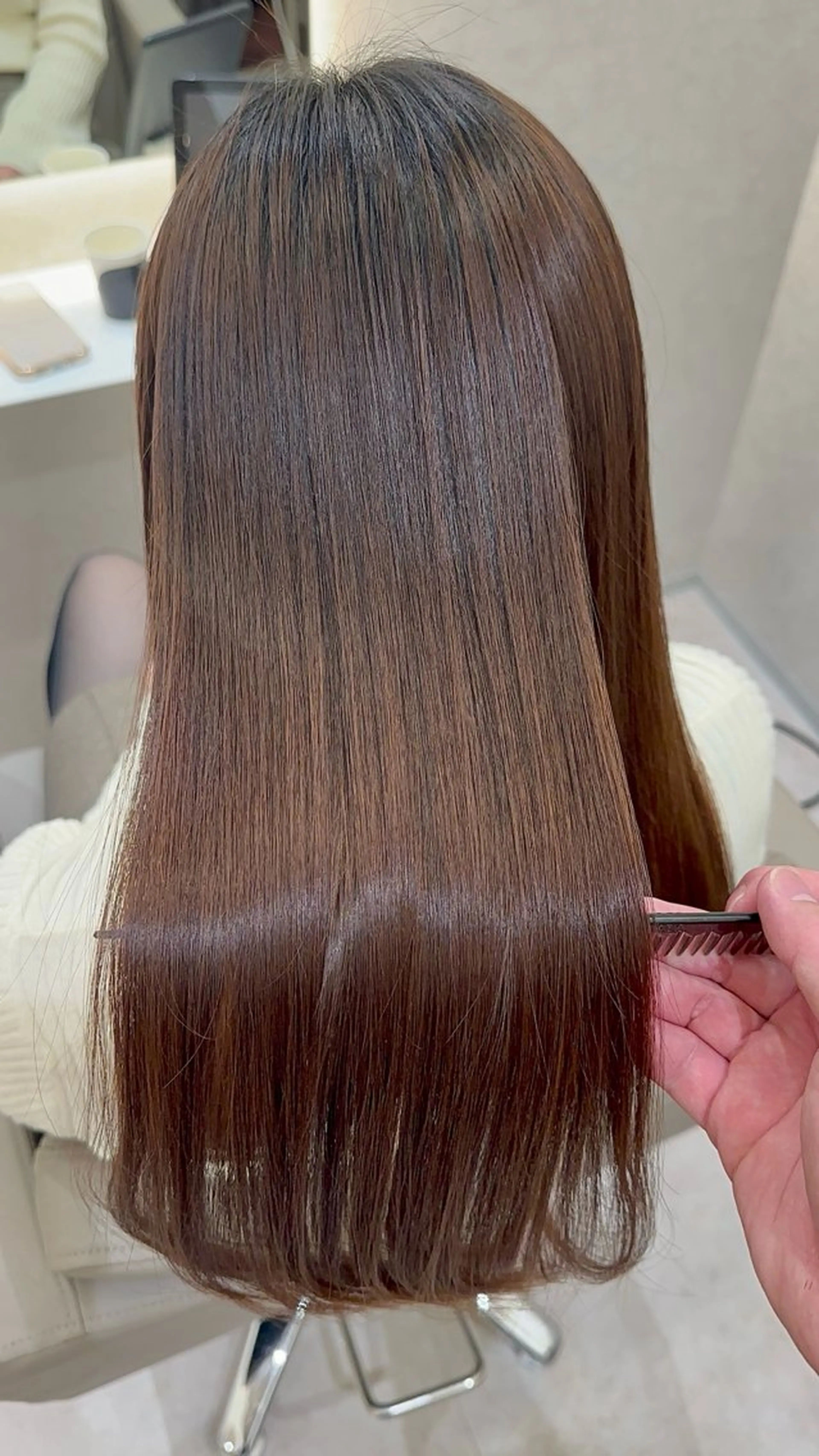 ロング カット 縮毛矯正 トリートメント 縮毛矯正💎髪質改善 レイヤー✨山内健太郎のヘアスタイル