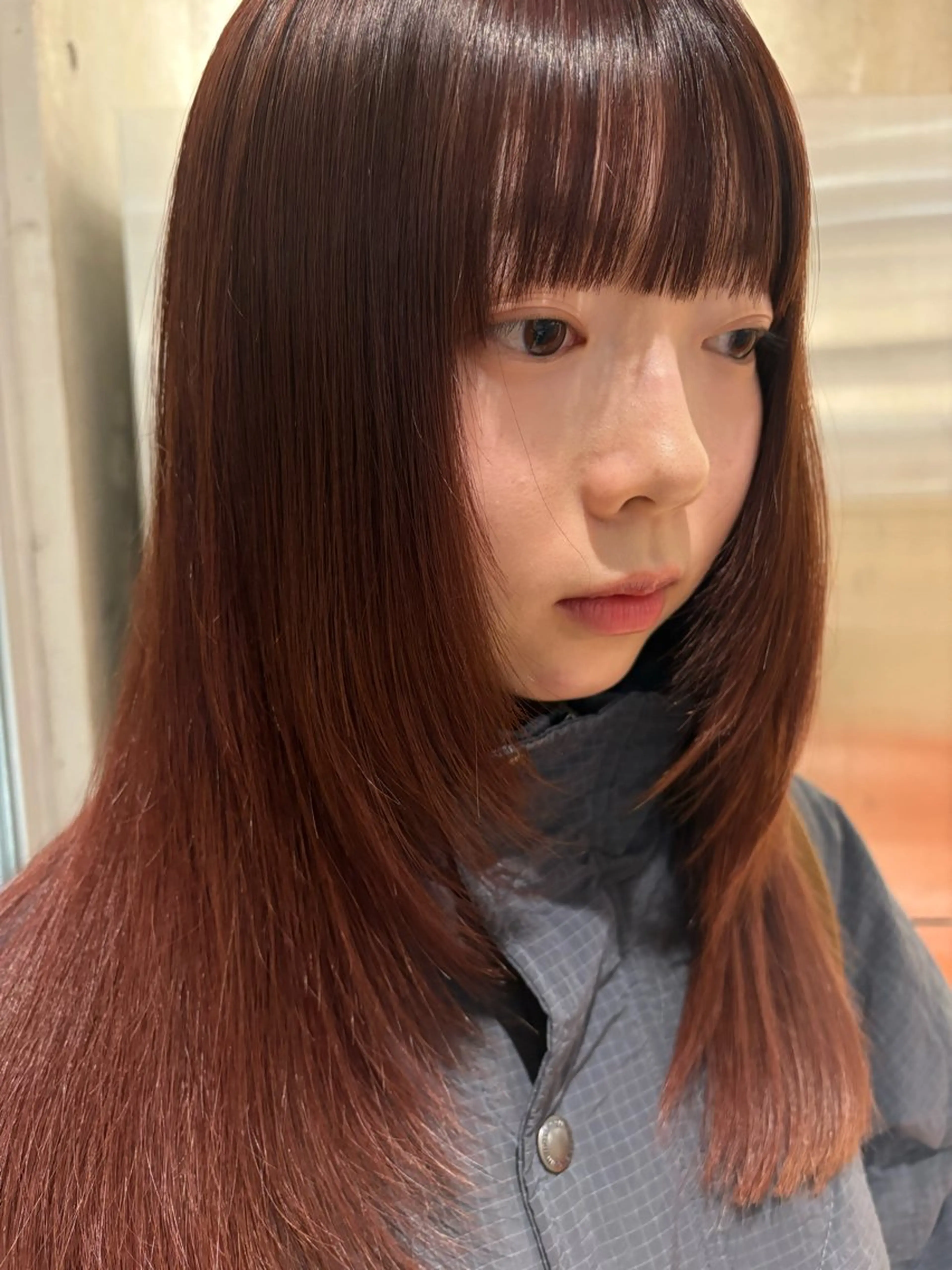 セミロング カット ヘアカラー 高円寺/loca/ 田中南帆のヘアスタイル