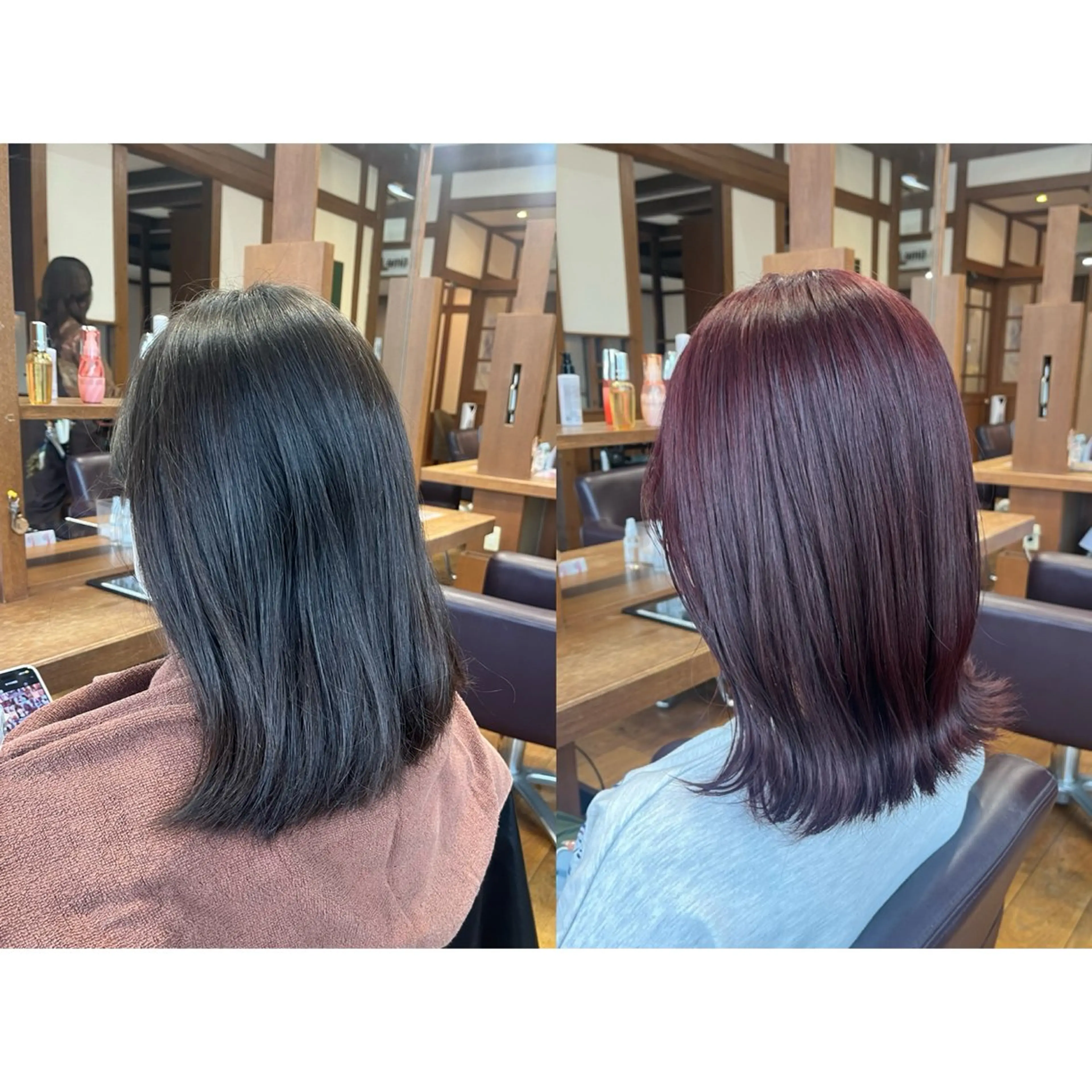 ミディアム カラー ヘアカラー トリートメント topstylist 野口 雅のヘアスタイル