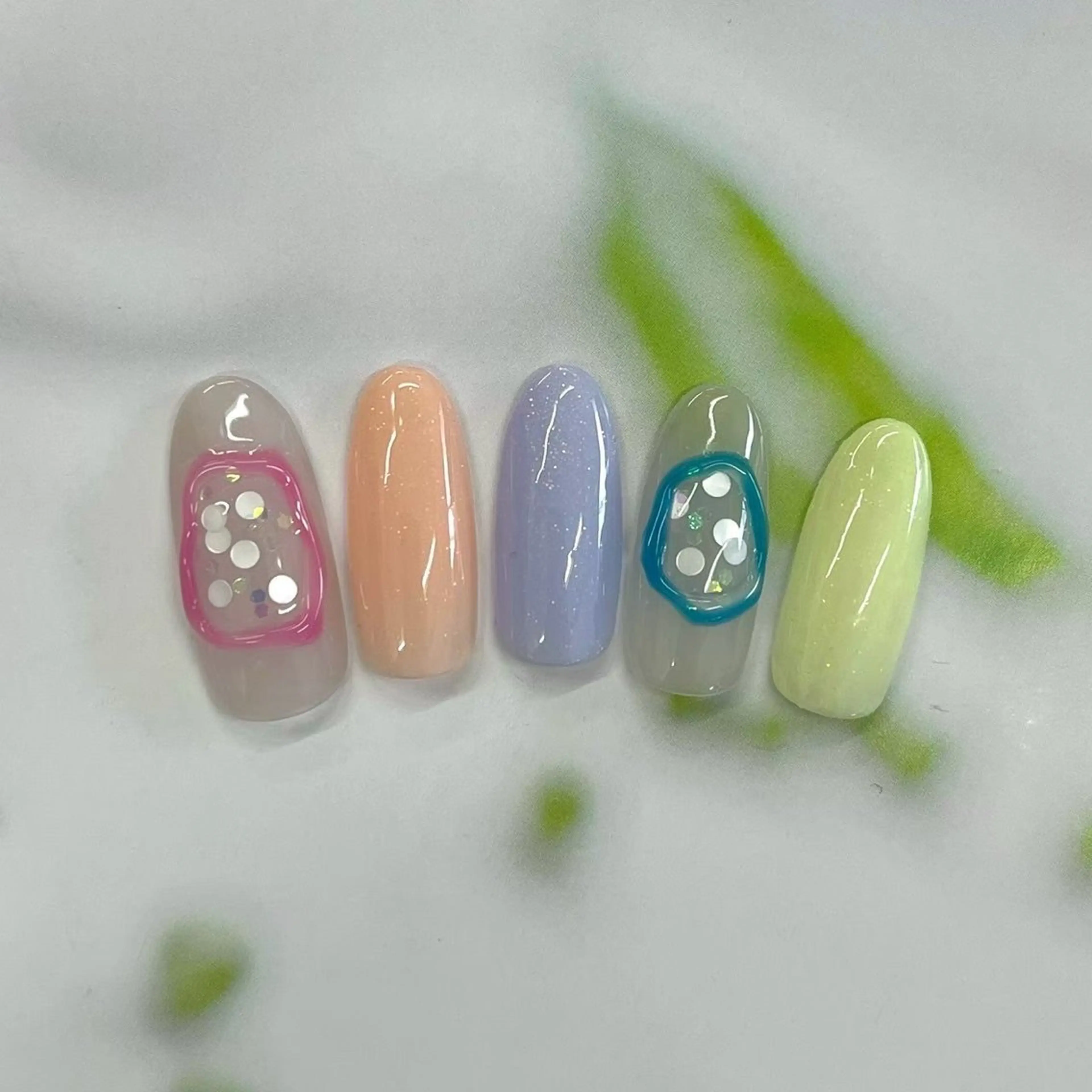 ネイル ⭐︎休業中の練習⭐︎ JNA認定講師髙橋のネイルデザイン