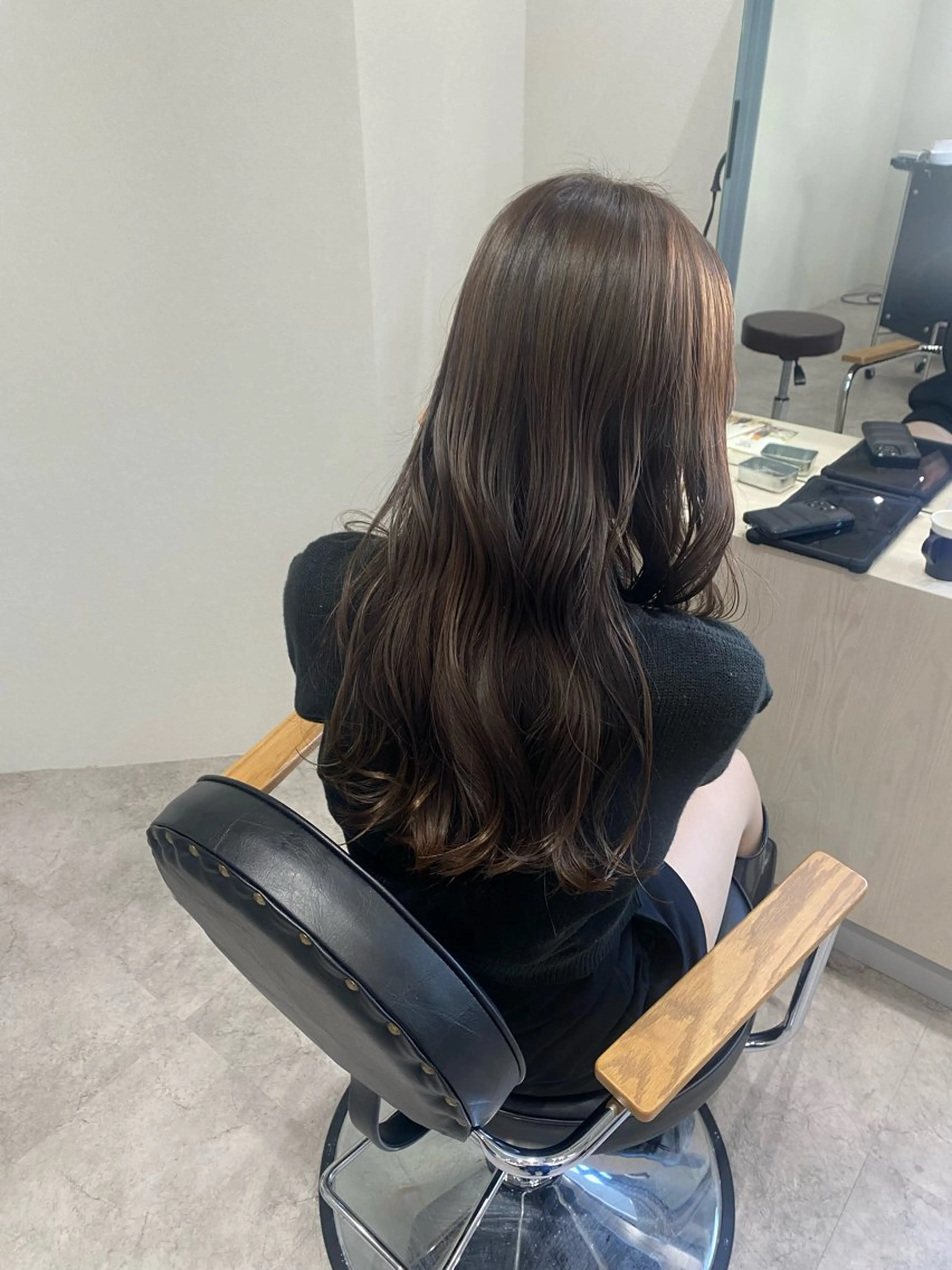 ロング カラー ヘアアレンジ アッシュ ベージュカラー ヘアカラー ボブ /ニュアンス/ satomi🧸💖のヘアスタイル