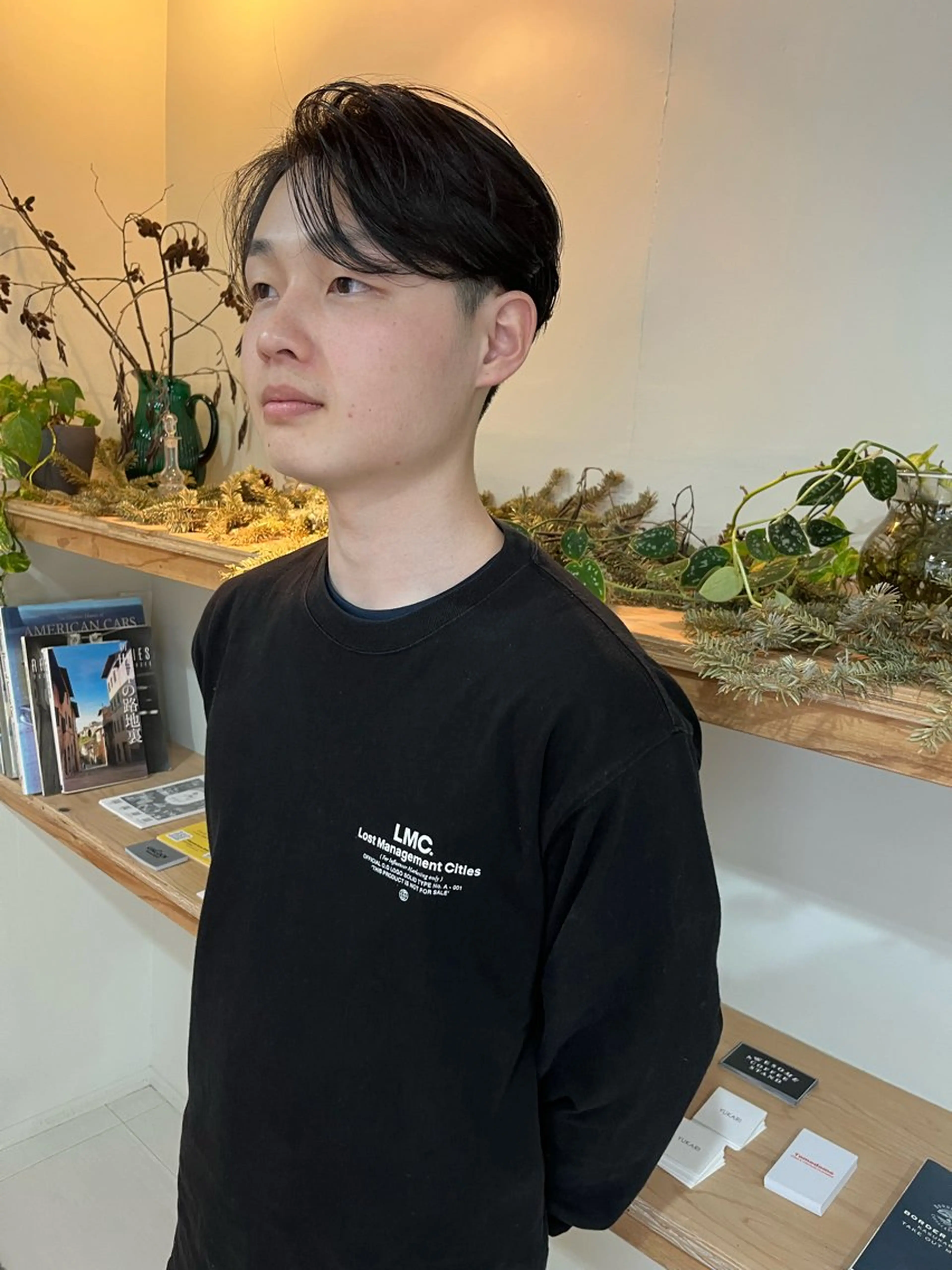 ショート メンズ 野口 凌のヘアスタイル