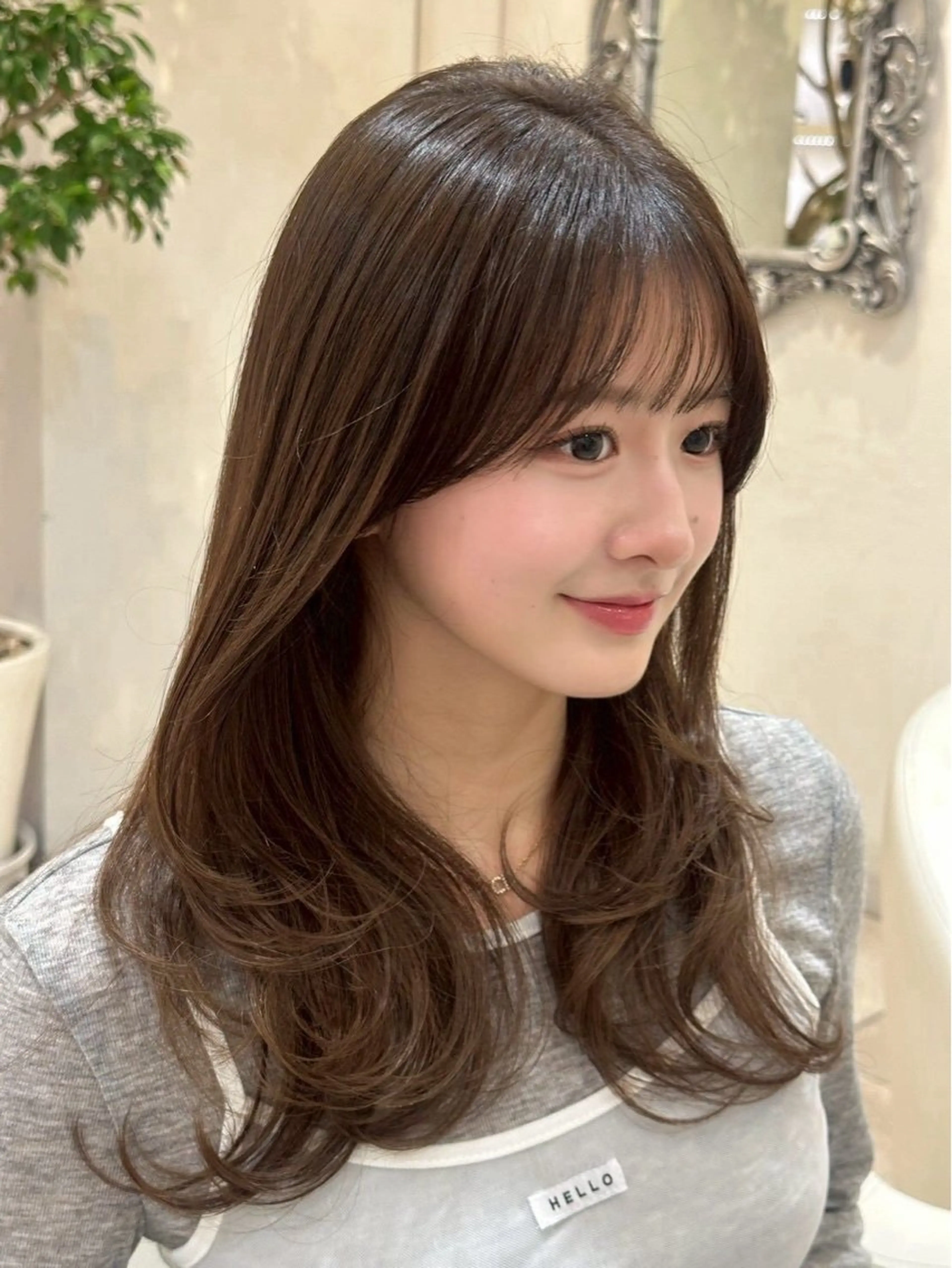 ロング カラー ナック梅田店 毛利 愛リタッチカラー募集のヘアスタイル