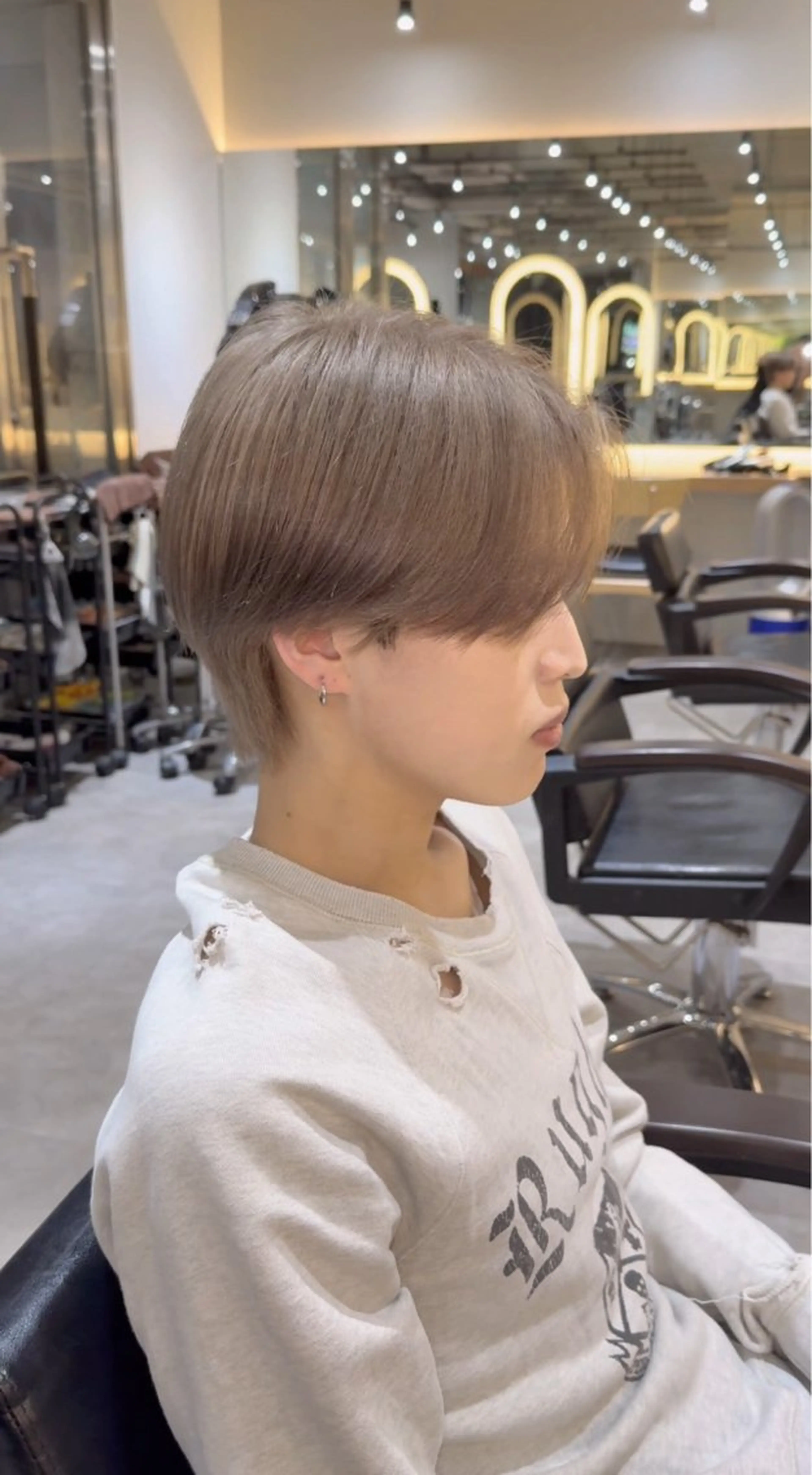 ショート カラー ヘアカラー トリートメント レイヤーカット/ ブリーチカラー/雅人のヘアスタイル