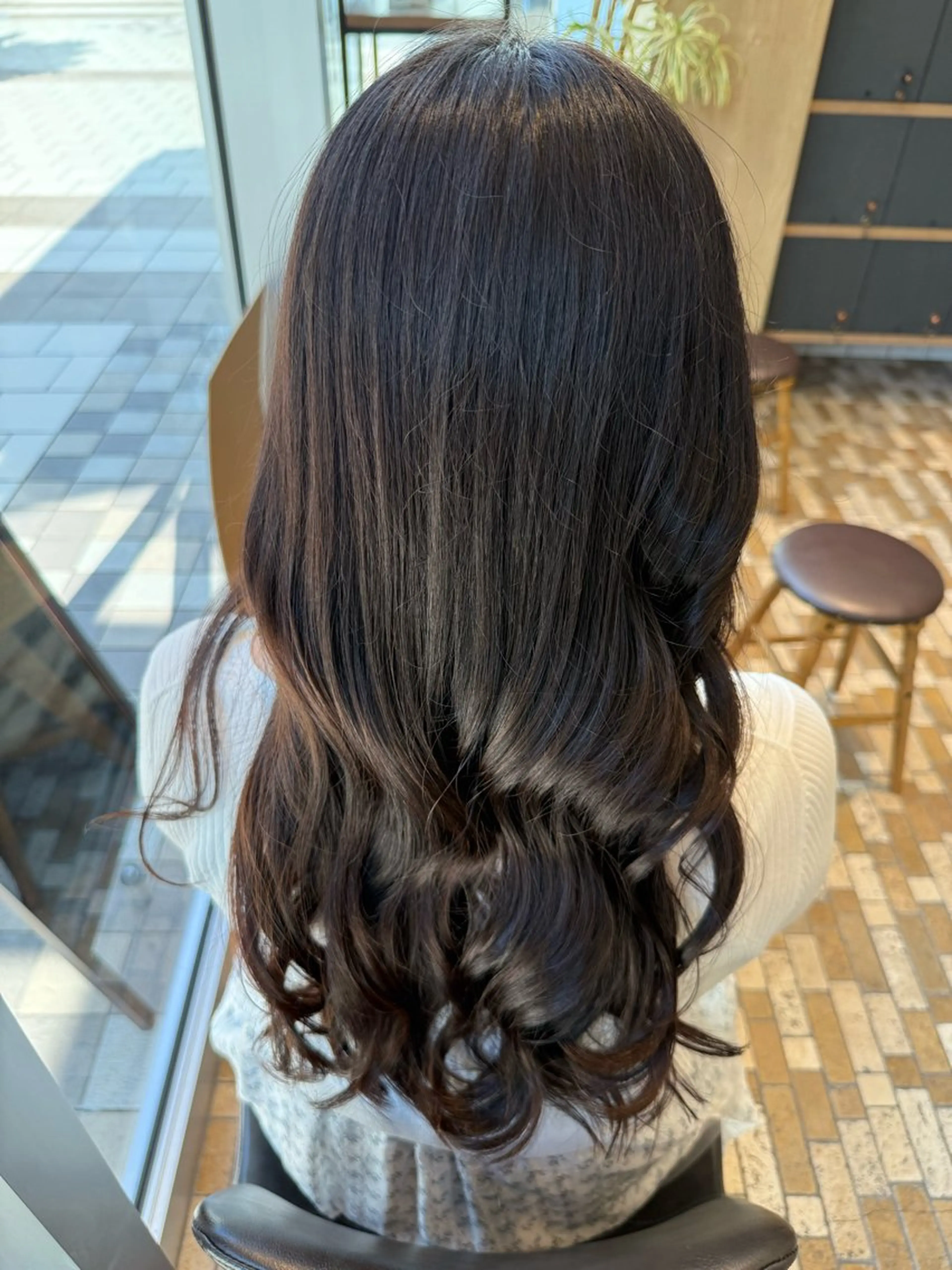 ロング 髪質改善 カット ヘアカラー ハッシュカット /momocaのヘアスタイル