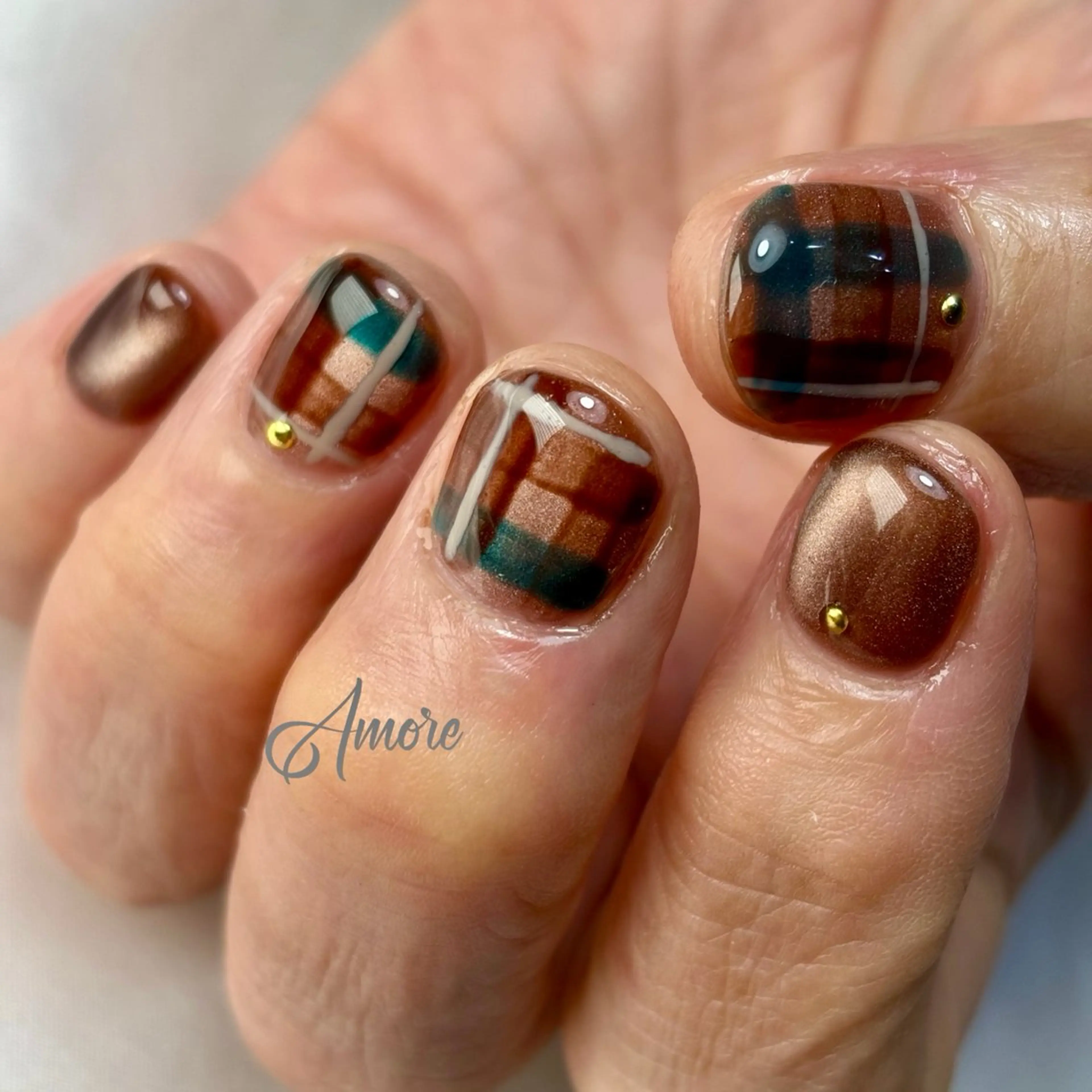 ネイル ジェルネイル キラキラネイル 韓国ネイル マグネットネイル パラジェル You kyehwaのネイルデザイン