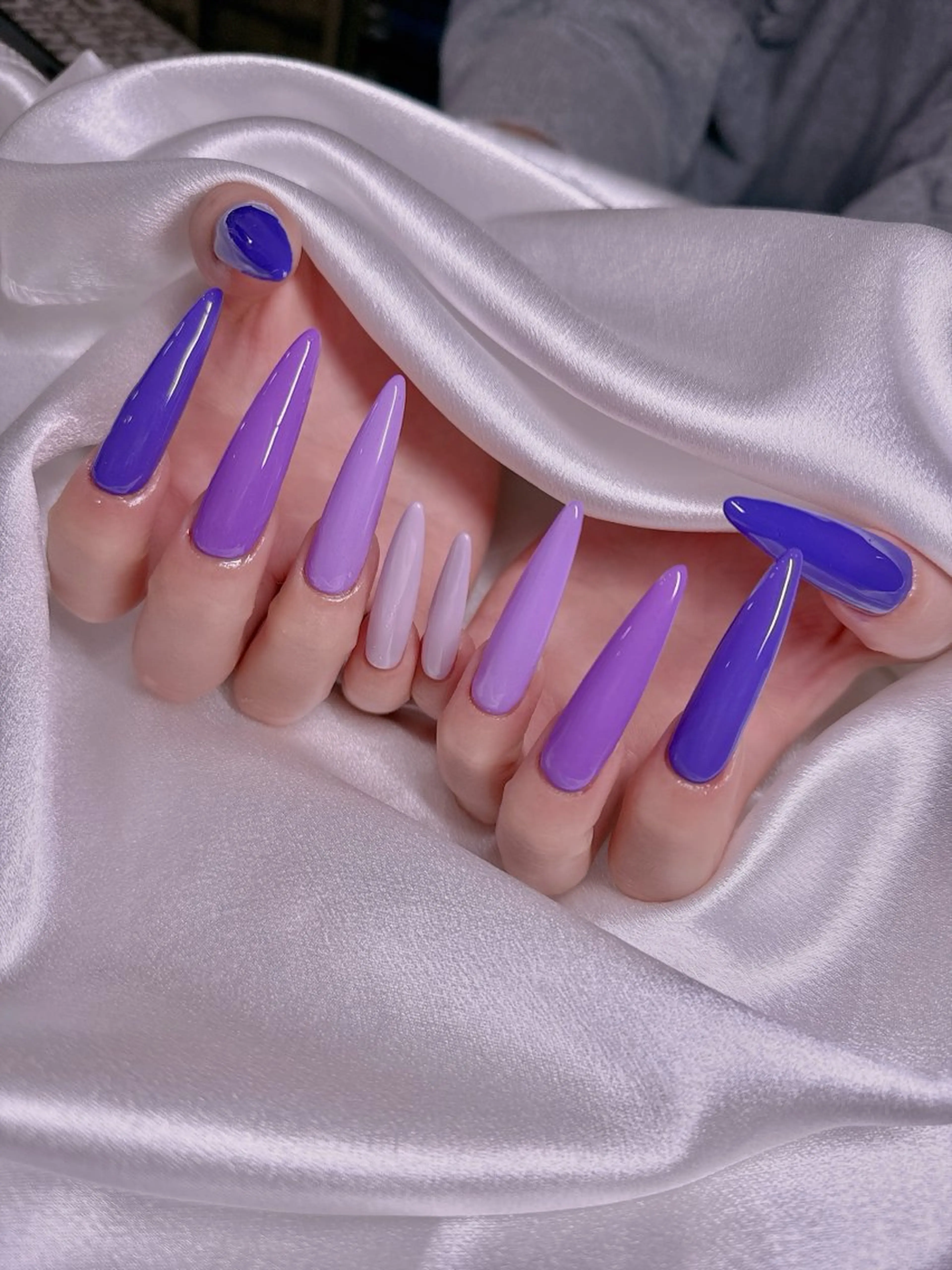 ネイル ロングネイル ネイルチップ ハンドネイル 長さだし専門店 M2　rikaのネイルデザイン