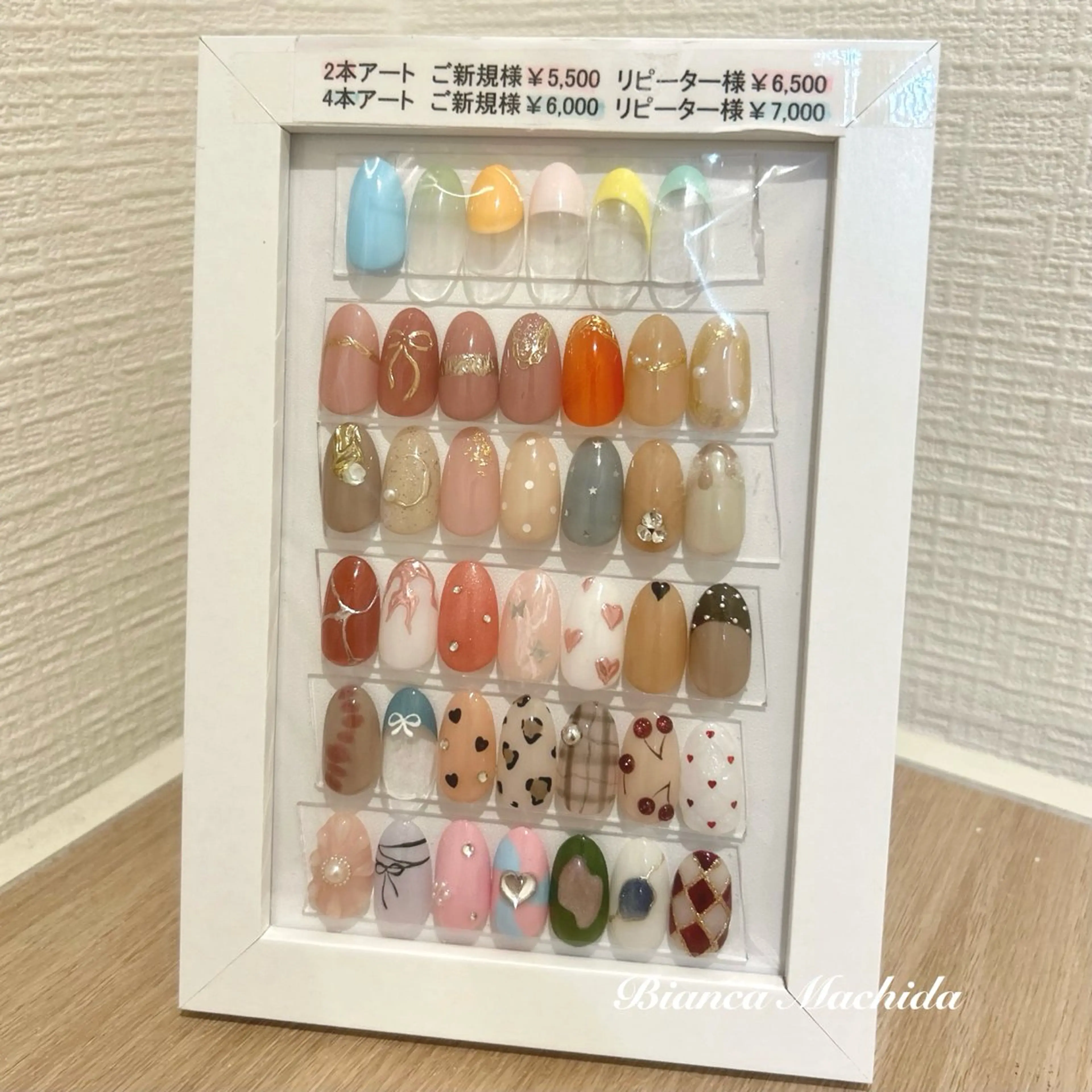 【HAND/オフ無し】人気No,1 menu✨お好きなカラーに変更可能🎵定額2本Artコース💞の写真