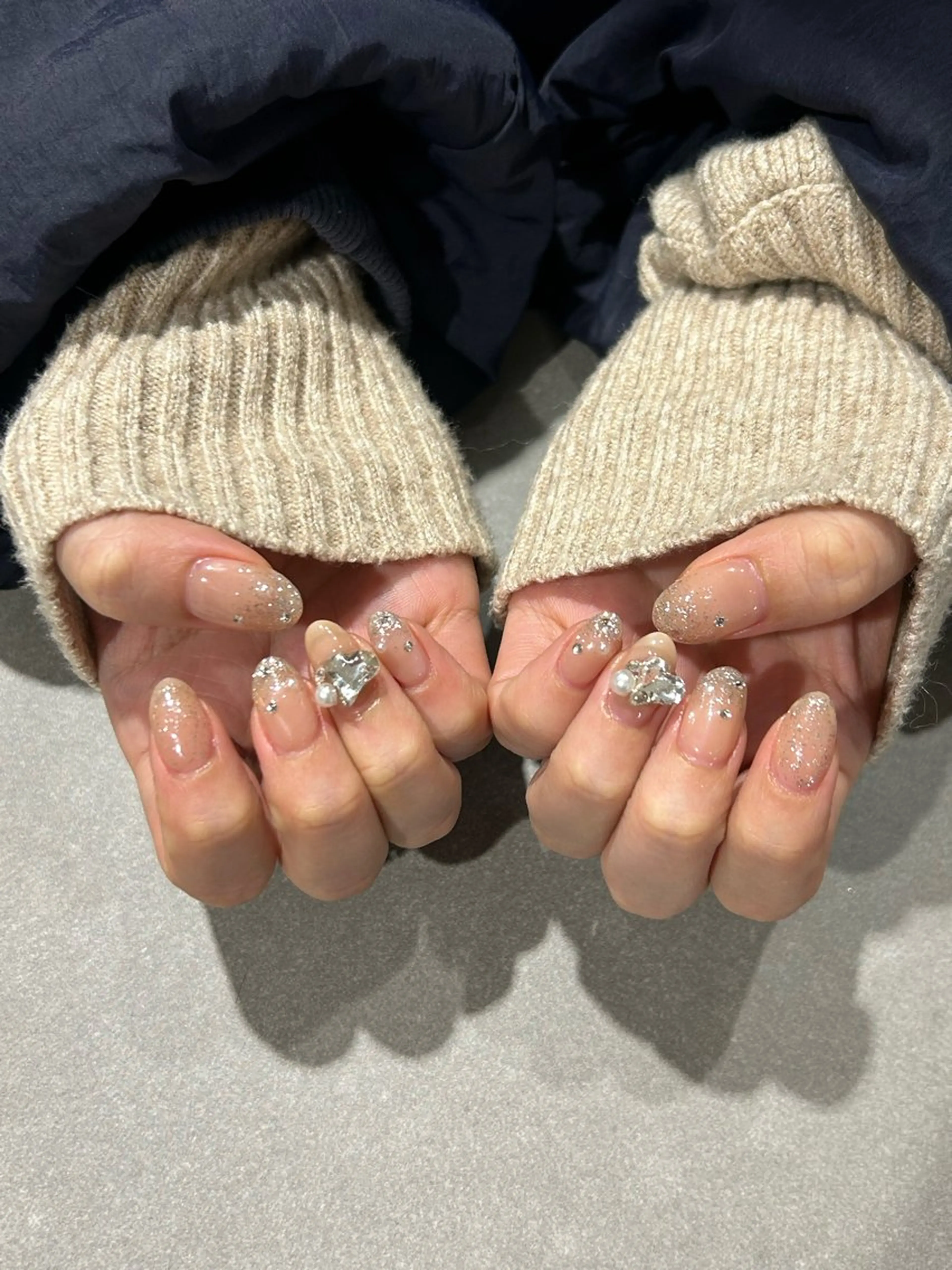 〈オフあり〉ワンホンネイル💎🎀の写真