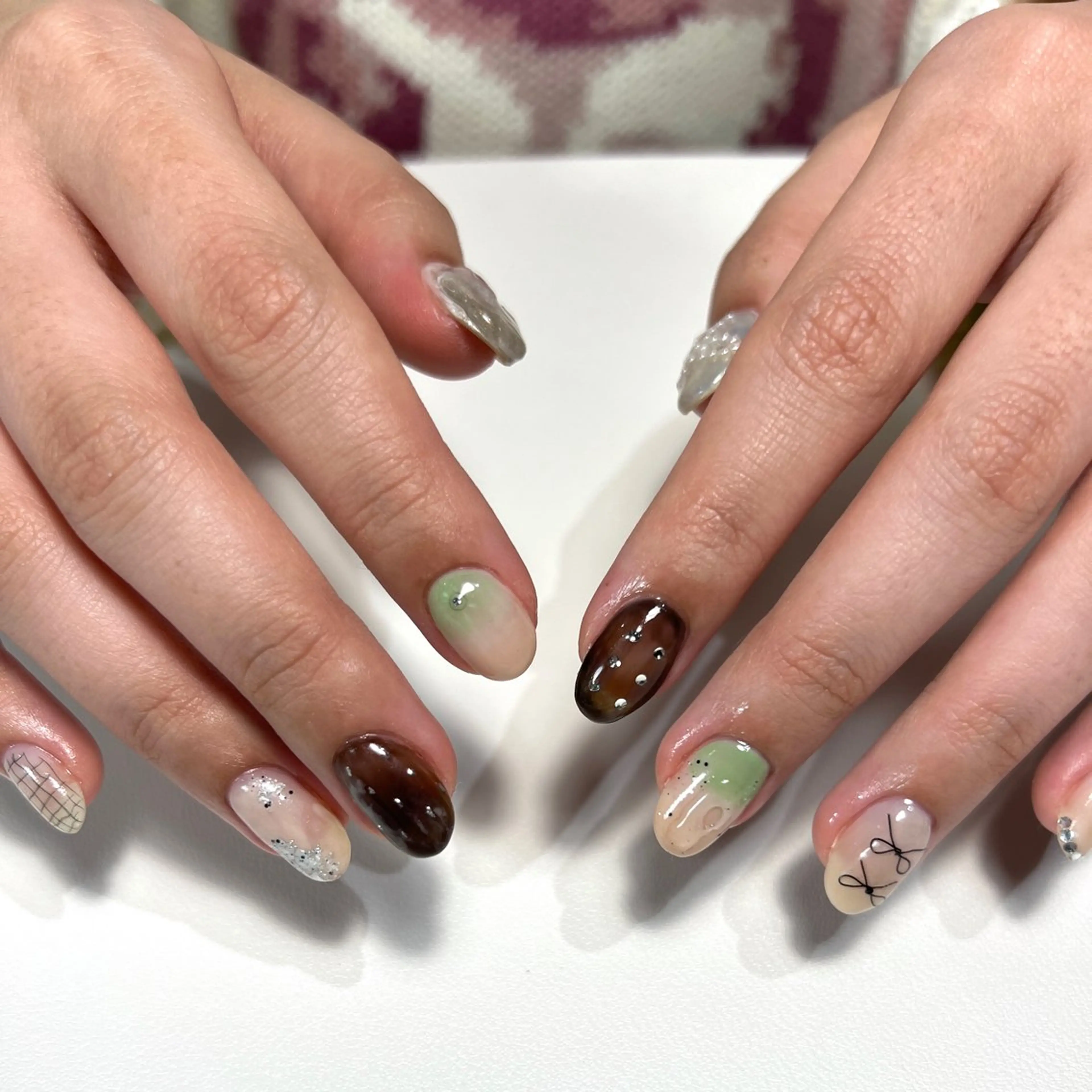 ネイル ニュアンスネイル リボン ロイ ネイルのその他イメージ