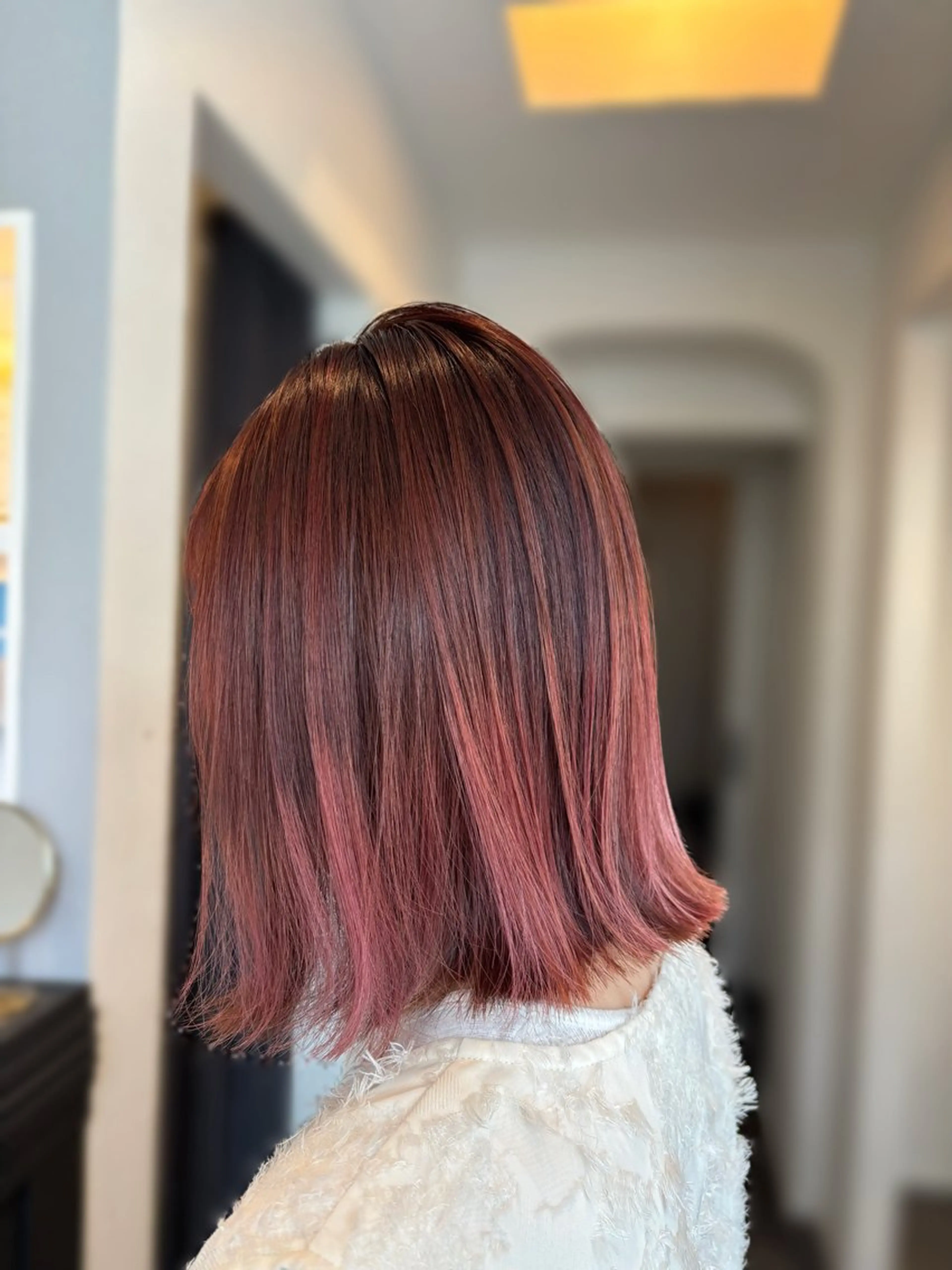 ミディアム ヘアカラー トリートメント 透明感カラー🎀 tasty／makoのヘアスタイル