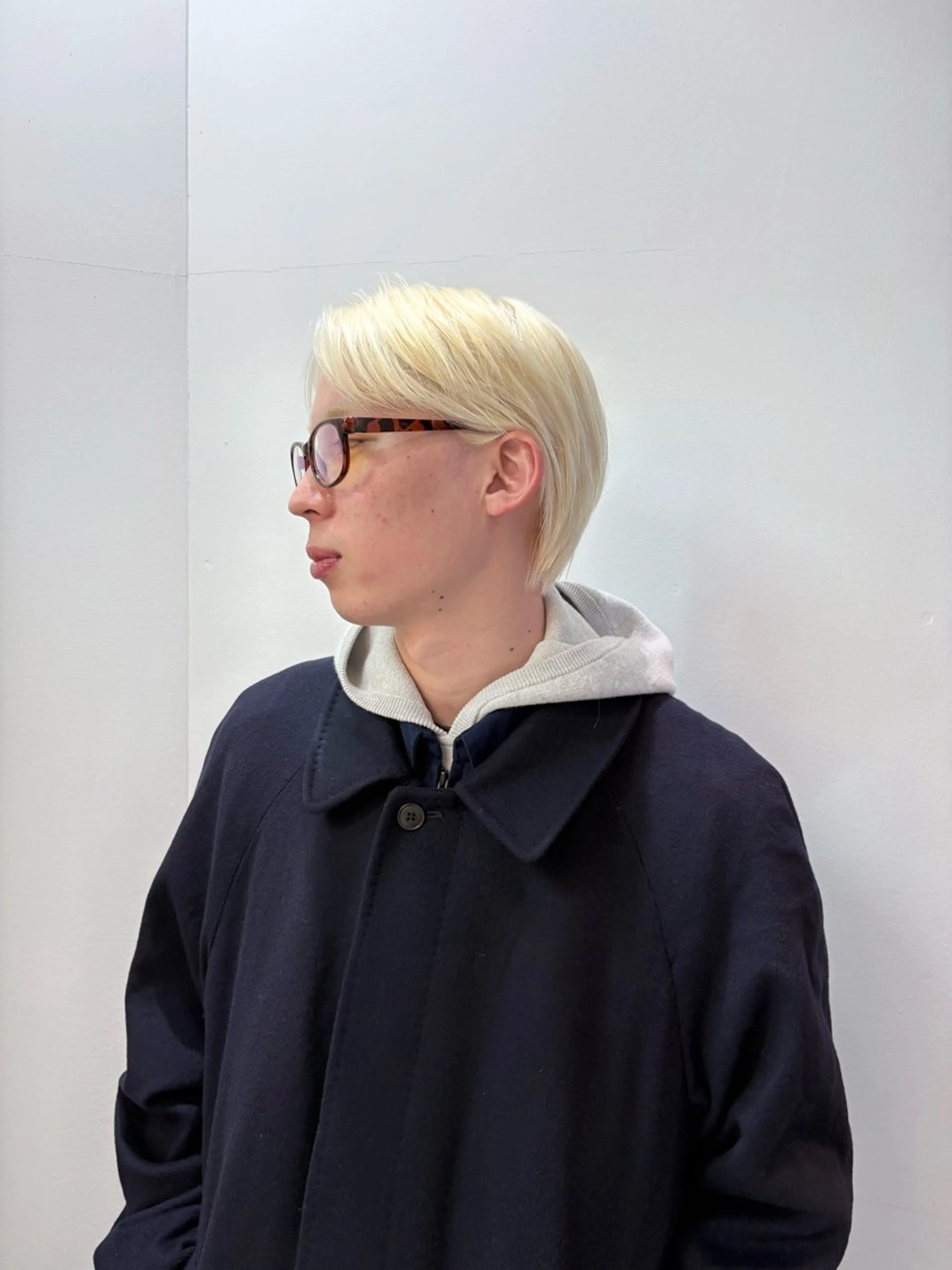 カラー メンズ ヘアカラー トリートメント ヘアセット 🧤高明度ハイトーン 🧤莉音のヘアスタイル