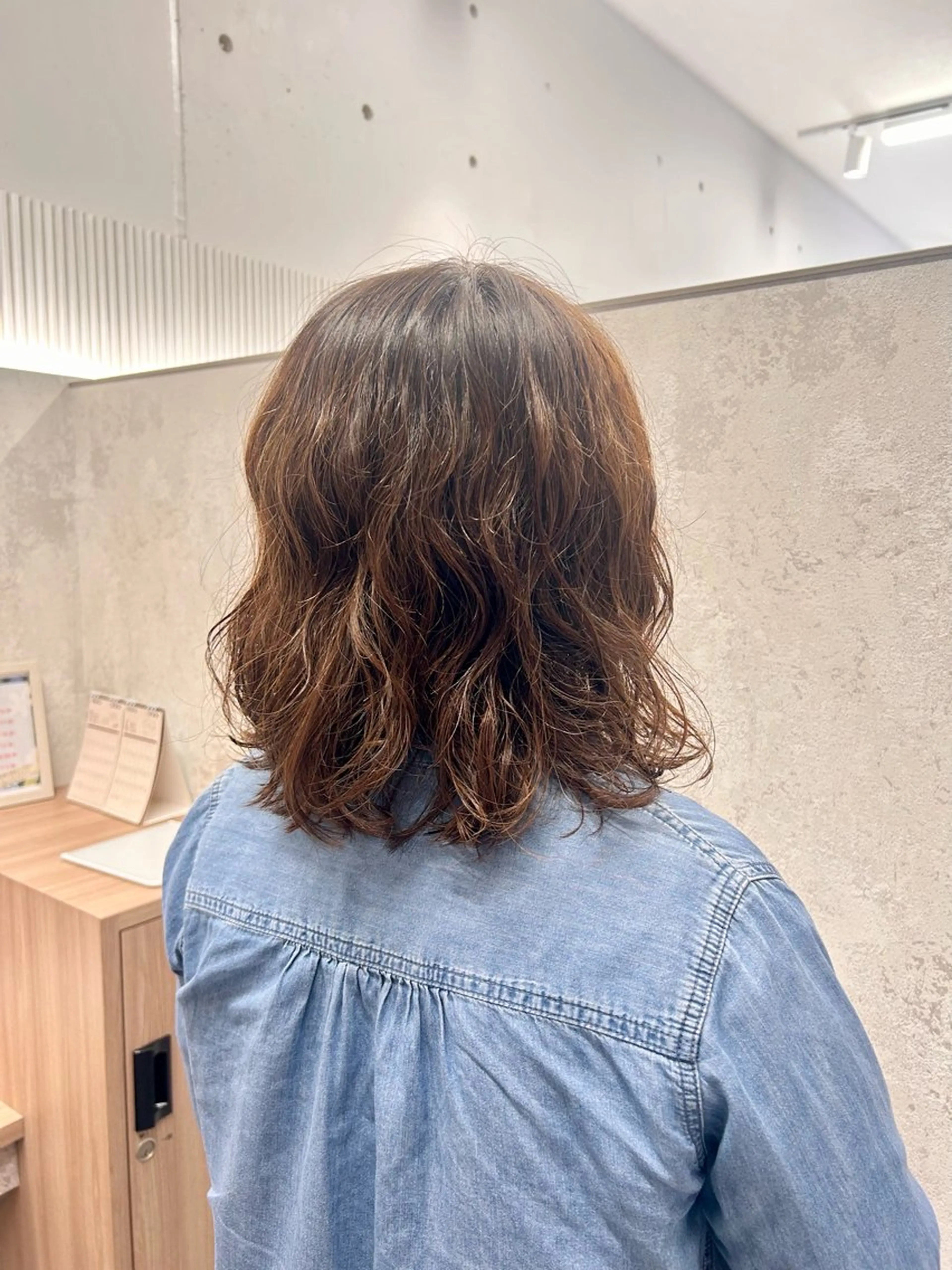 ミディアム ミディアムパーマ ボブ トリートメント カット パーマ roan宗像店 Megumiのヘアスタイル