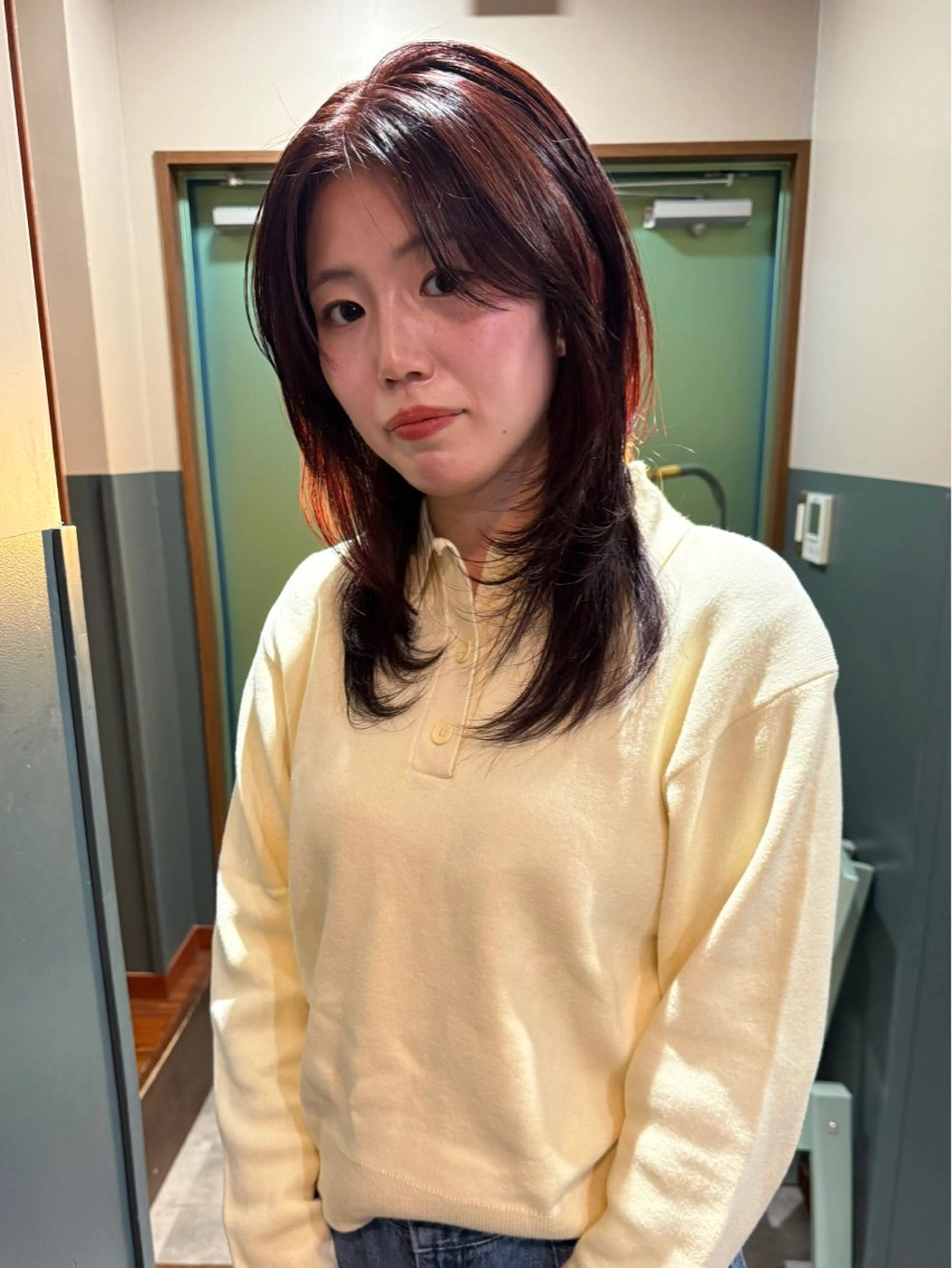 ミディアム カラー カット ヘアカラー トリートメント mai / linoah˚✧のヘアスタイル