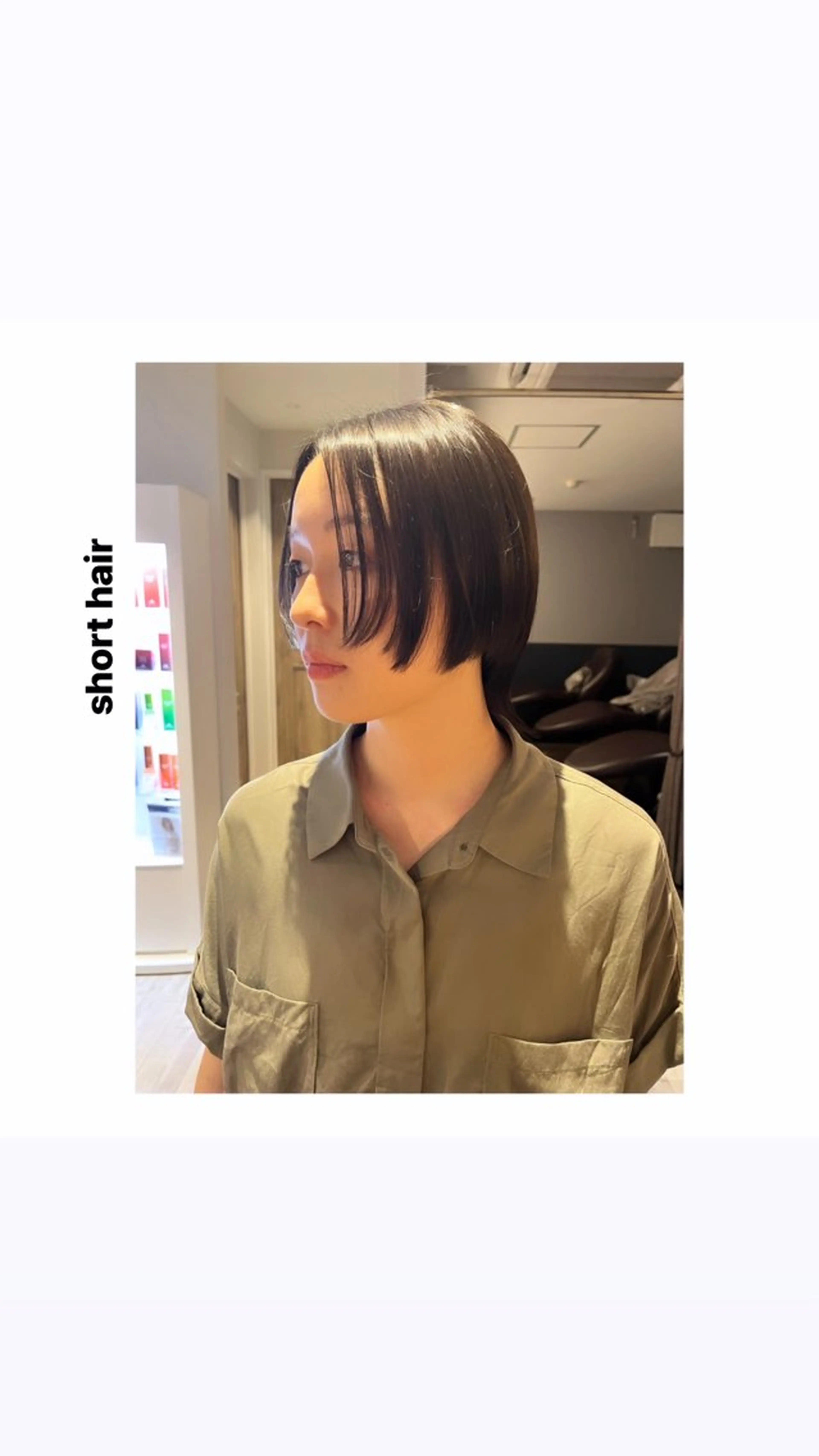 ショート カラー ボブ ウルフカット カット ヘアカラー トリートメント hiro【沿線で叶う 似合わせhair】のヘアスタイル
