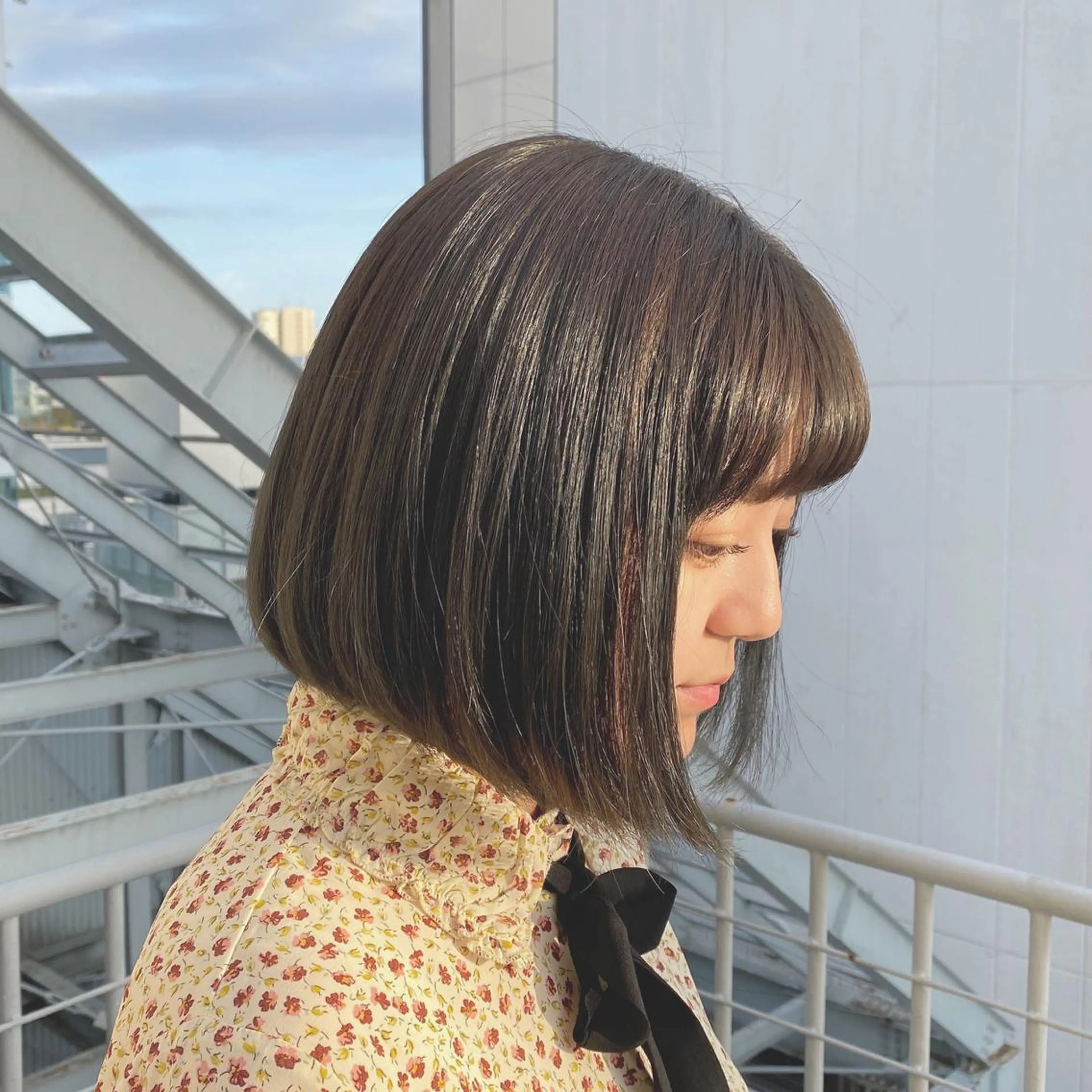 ショート カラー カット トリートメント 🩵ブリーチカラー 🐈MIORI🩵のヘアスタイル