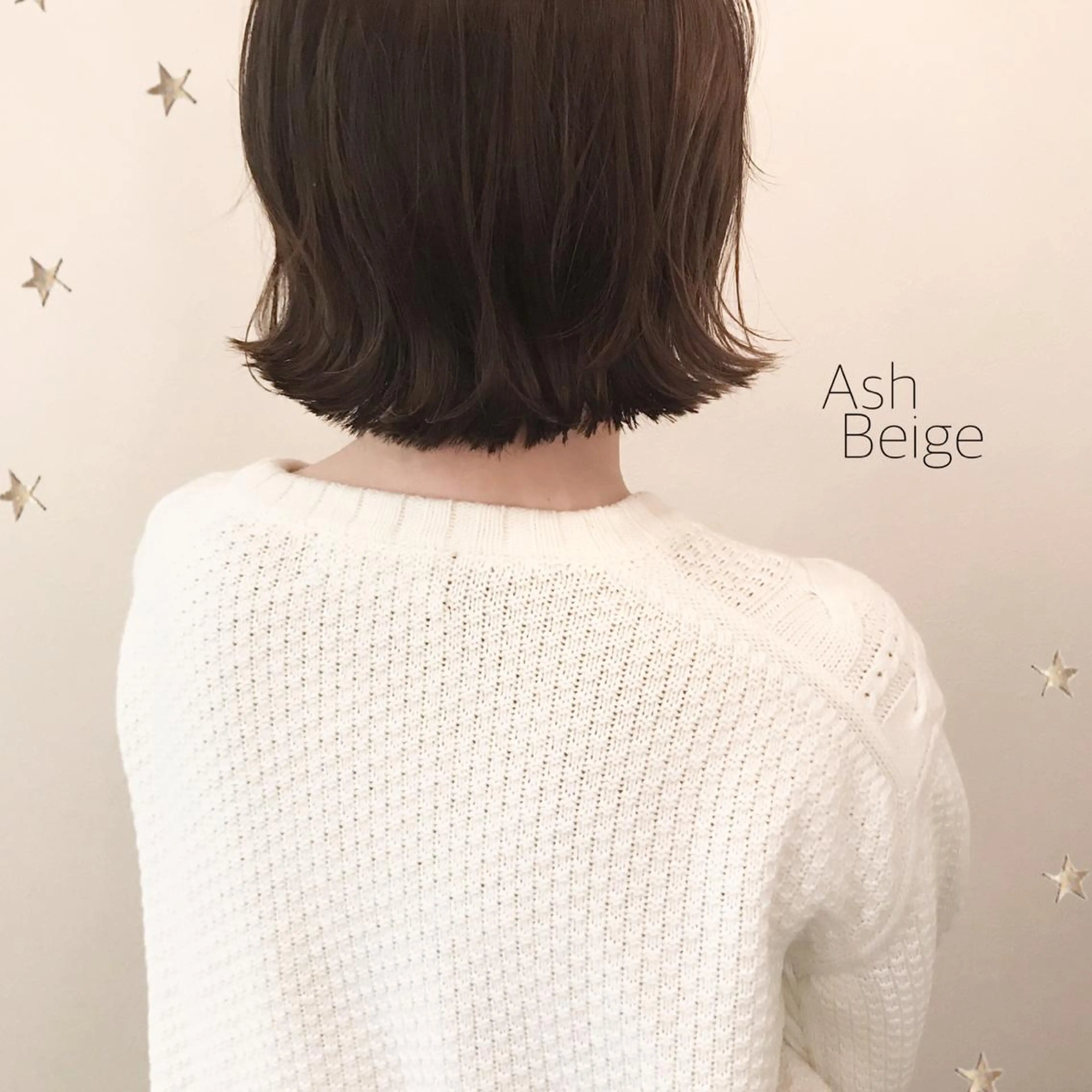 ミディアム カラー 市川 千夏のヘアスタイル