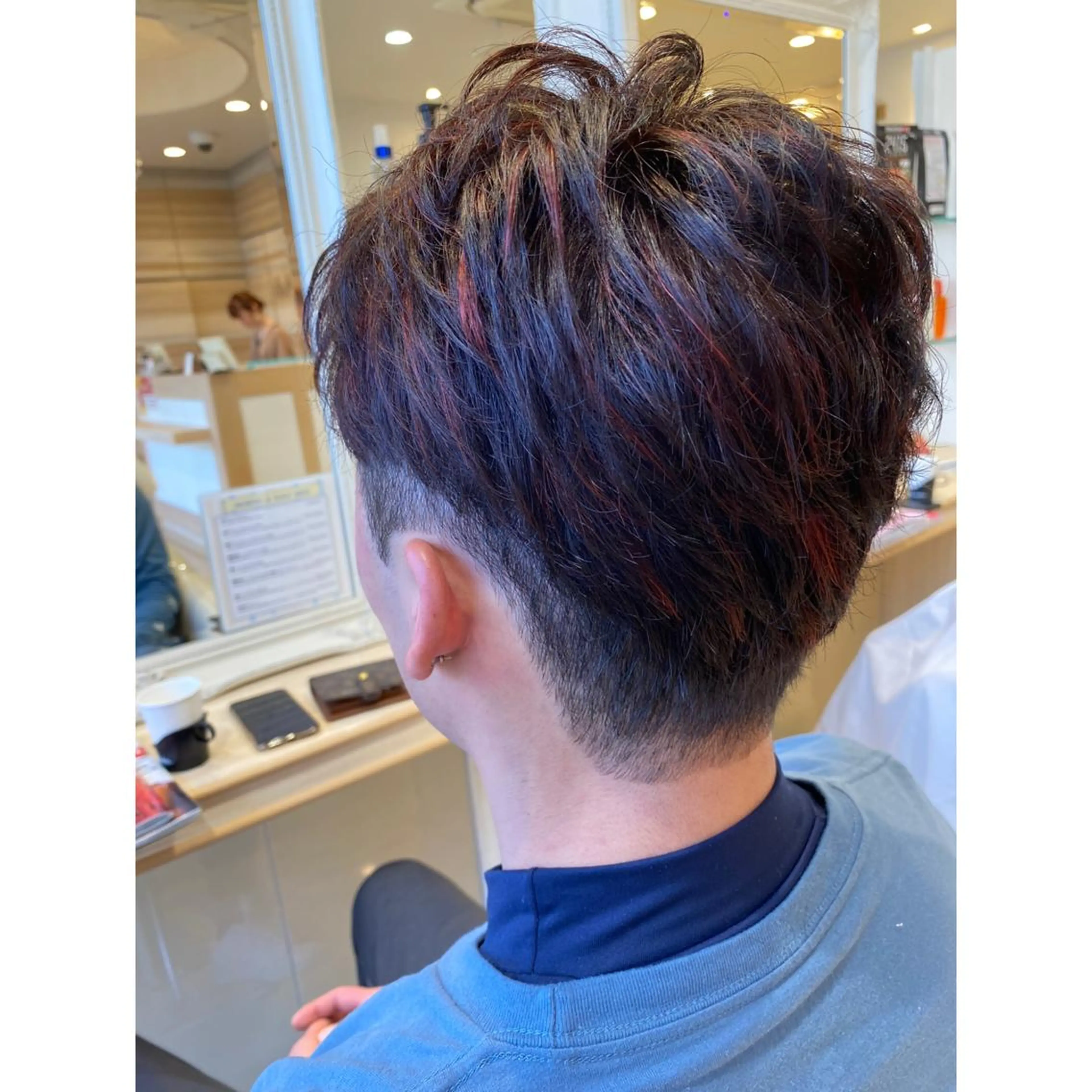 ショート カラー メンズ 髪質改善/茅ヶ崎 マツモト リョウのヘアスタイル