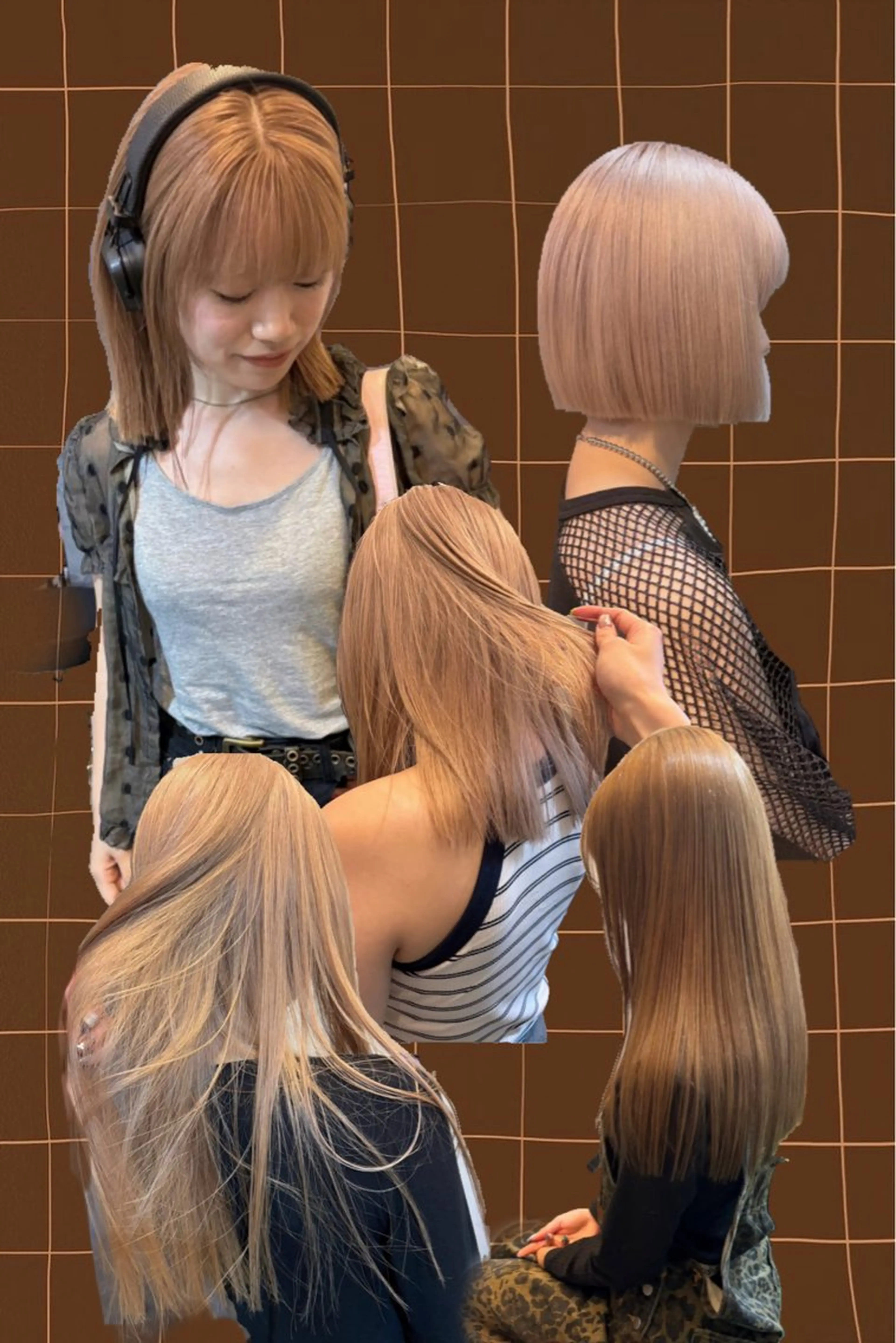 ロング カラー ヘアアレンジ ベージュカラー ブリーチ カット ヘアカラー 広島/ボブ/レイヤー 🌿‬wakabaのヘアスタイル