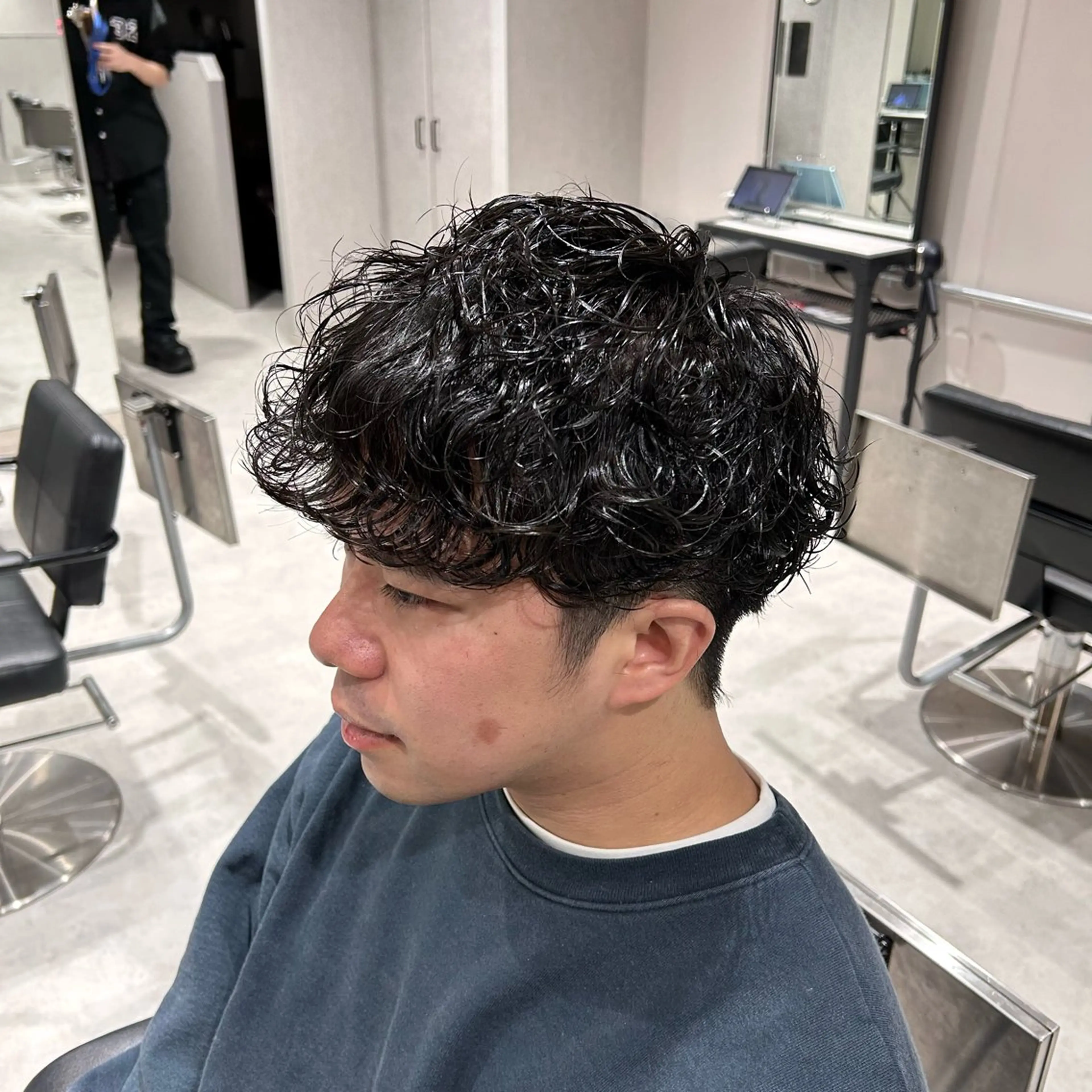 パーマ メンズ メンズ縮毛矯正 /池袋/原田海朱のヘアスタイル