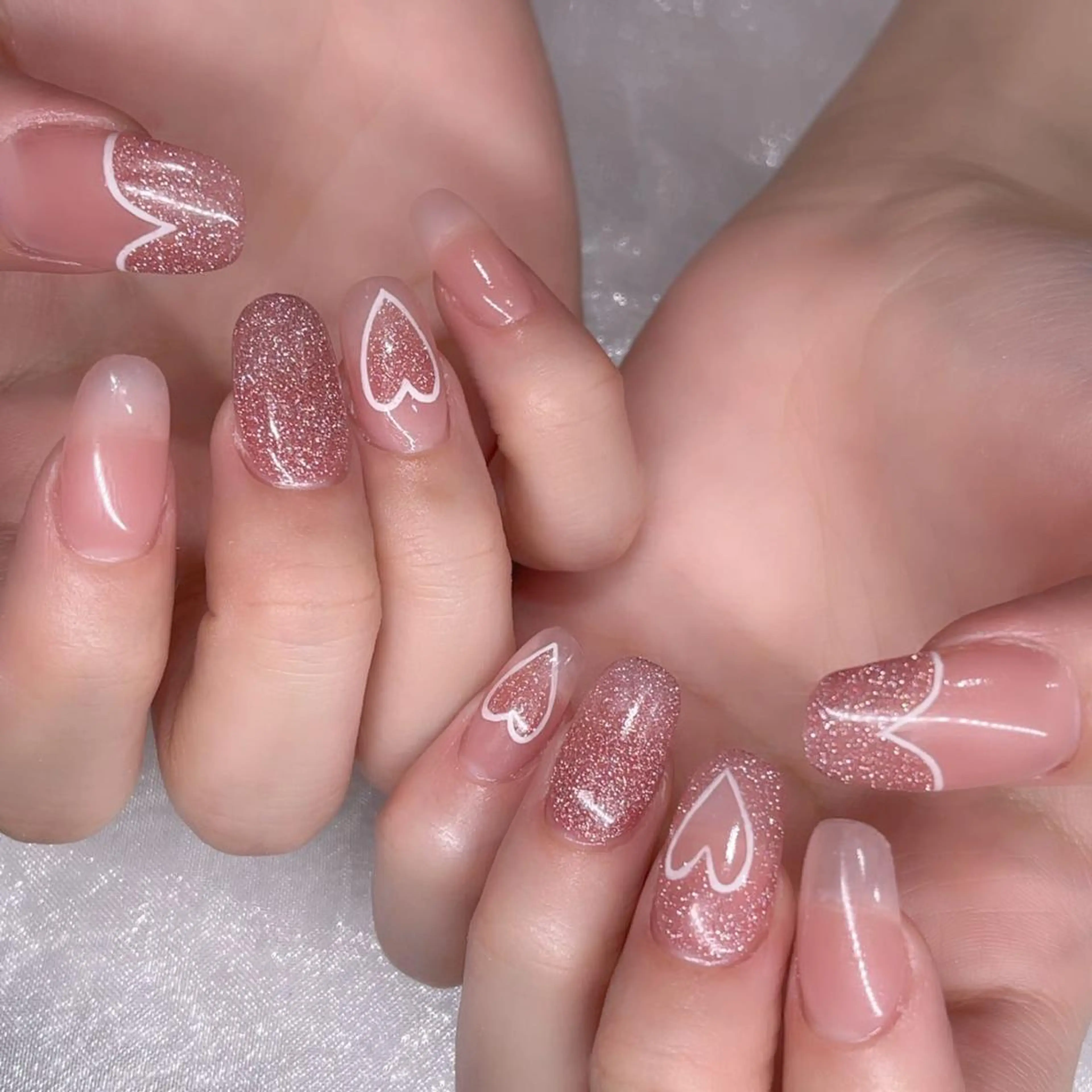 ネイル 長さ出し ネイルチップ Queens マオのネイルデザイン