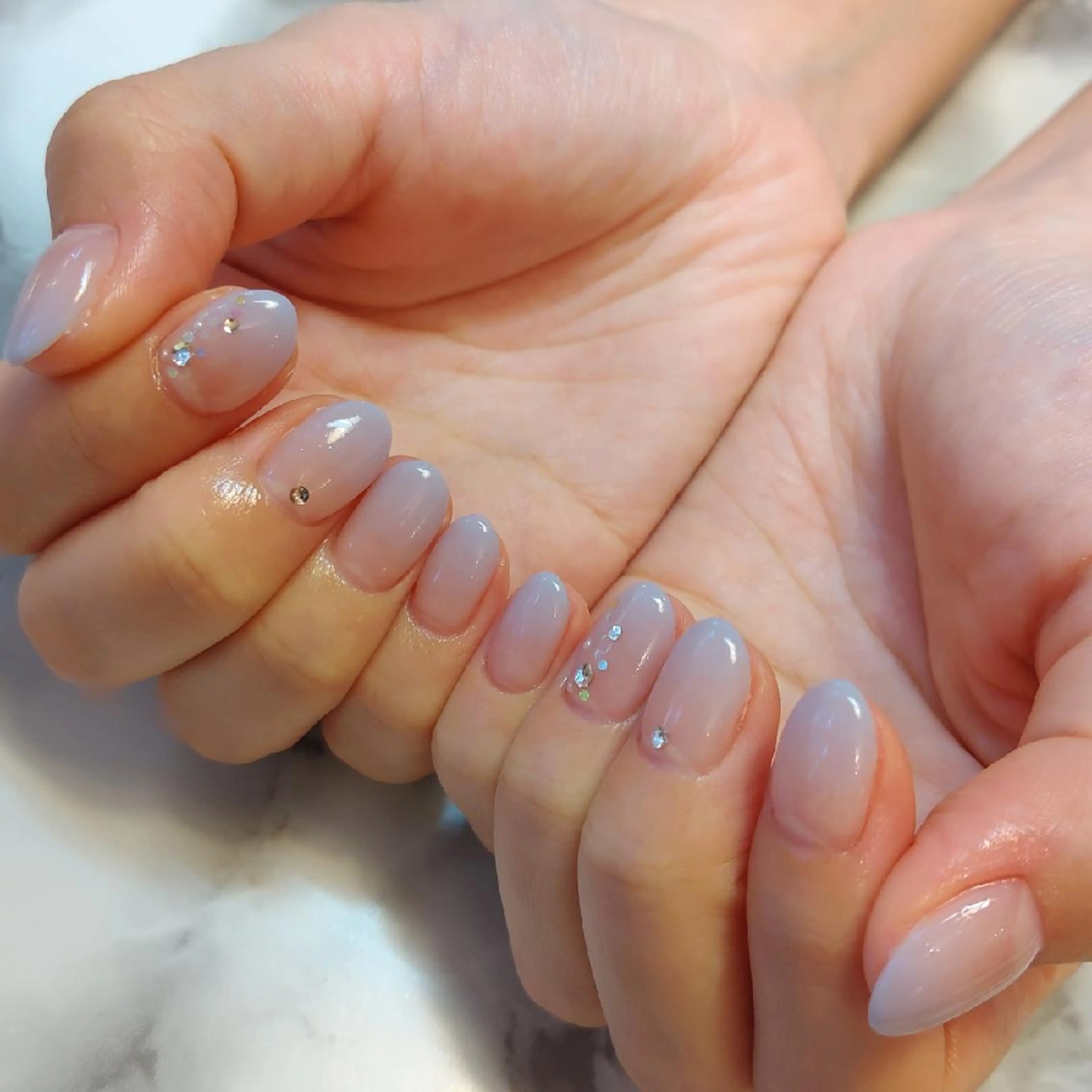 ネイル グラデーション ジェヌインネイル 河内のネイルデザイン