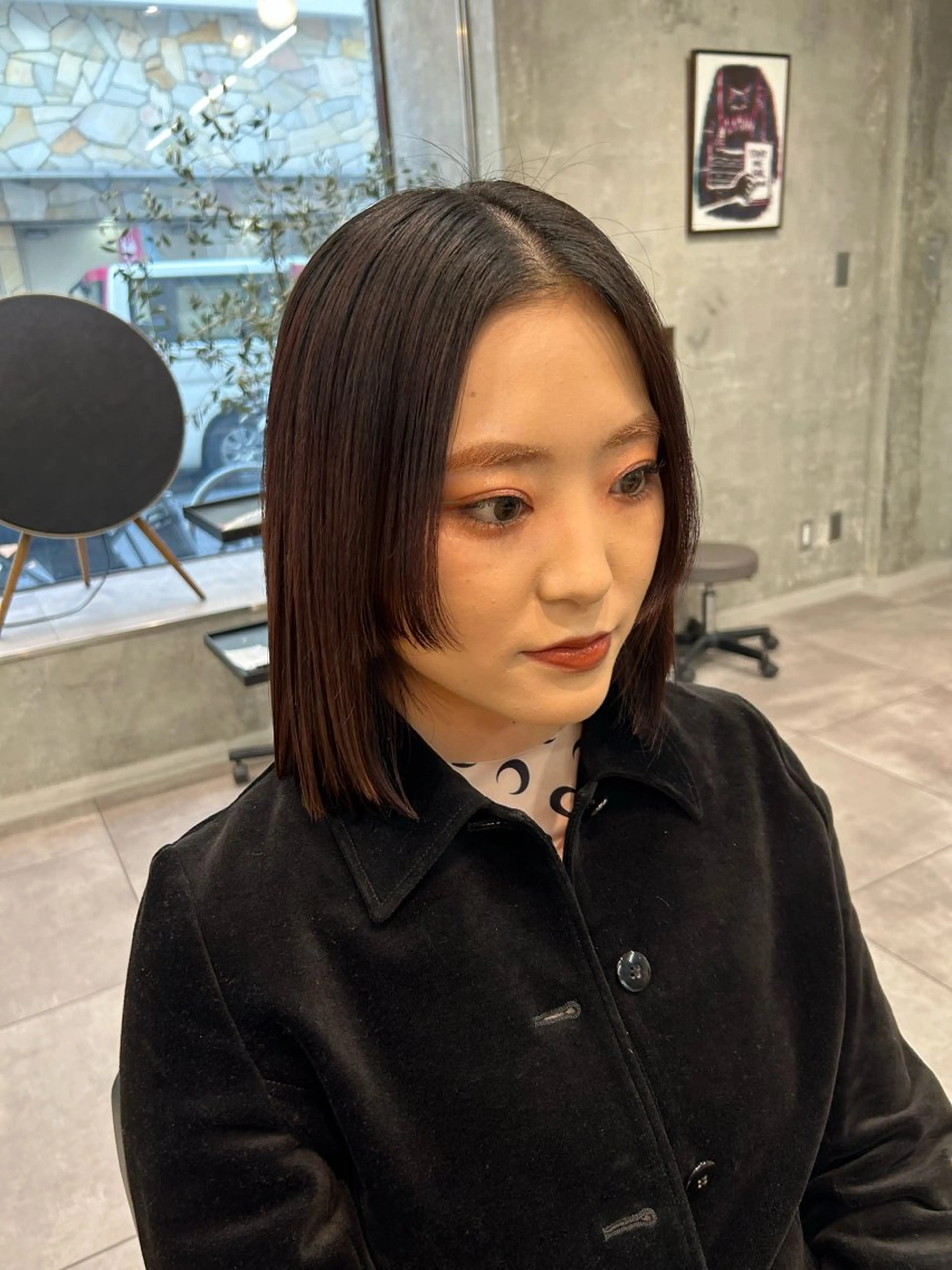 ミディアム ショート・ボブ 🌈chinaのヘアスタイル