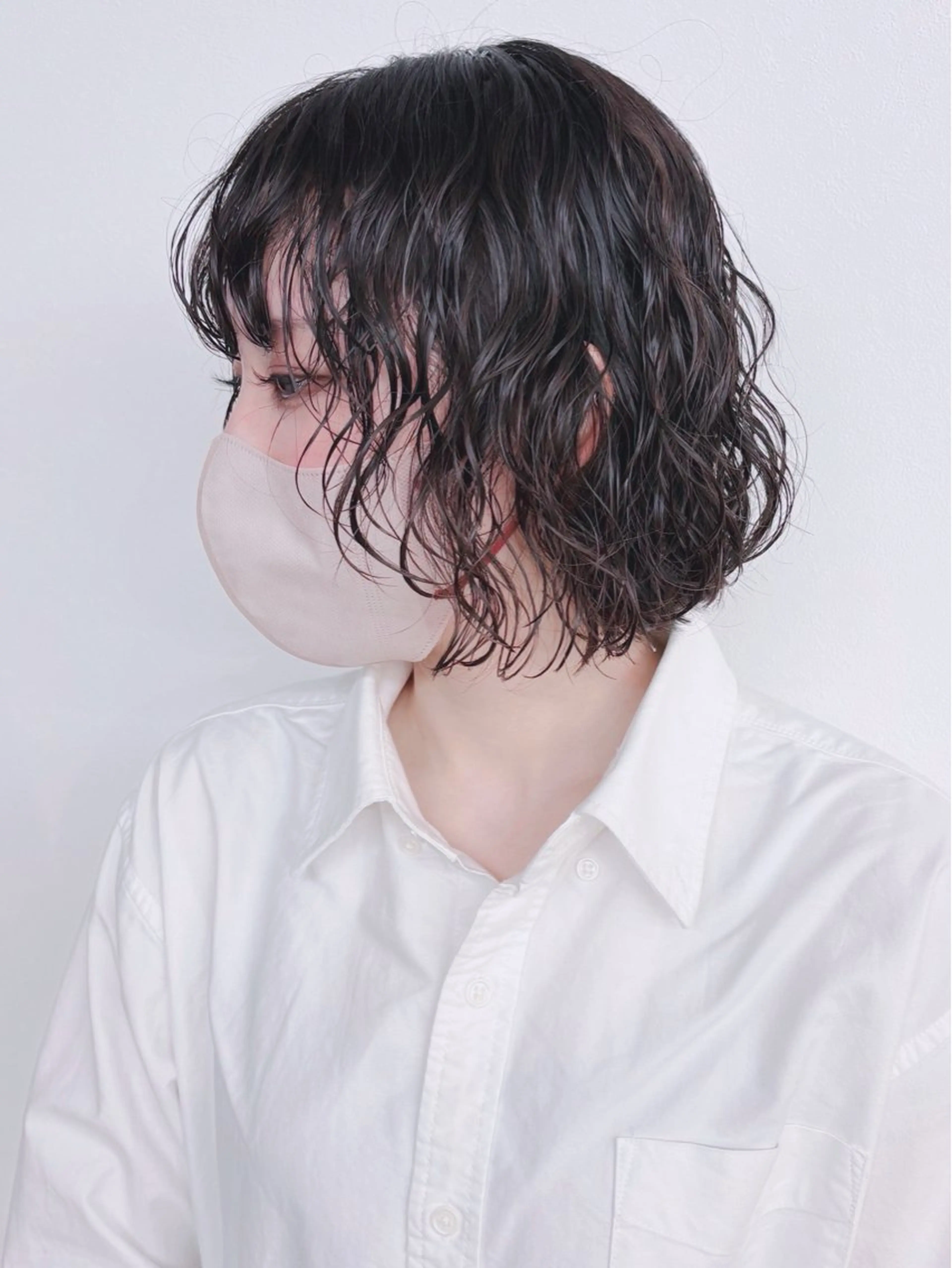 ショート ボブ ウルフ／レイヤー 🐺🌀寺門和紗のヘアスタイル